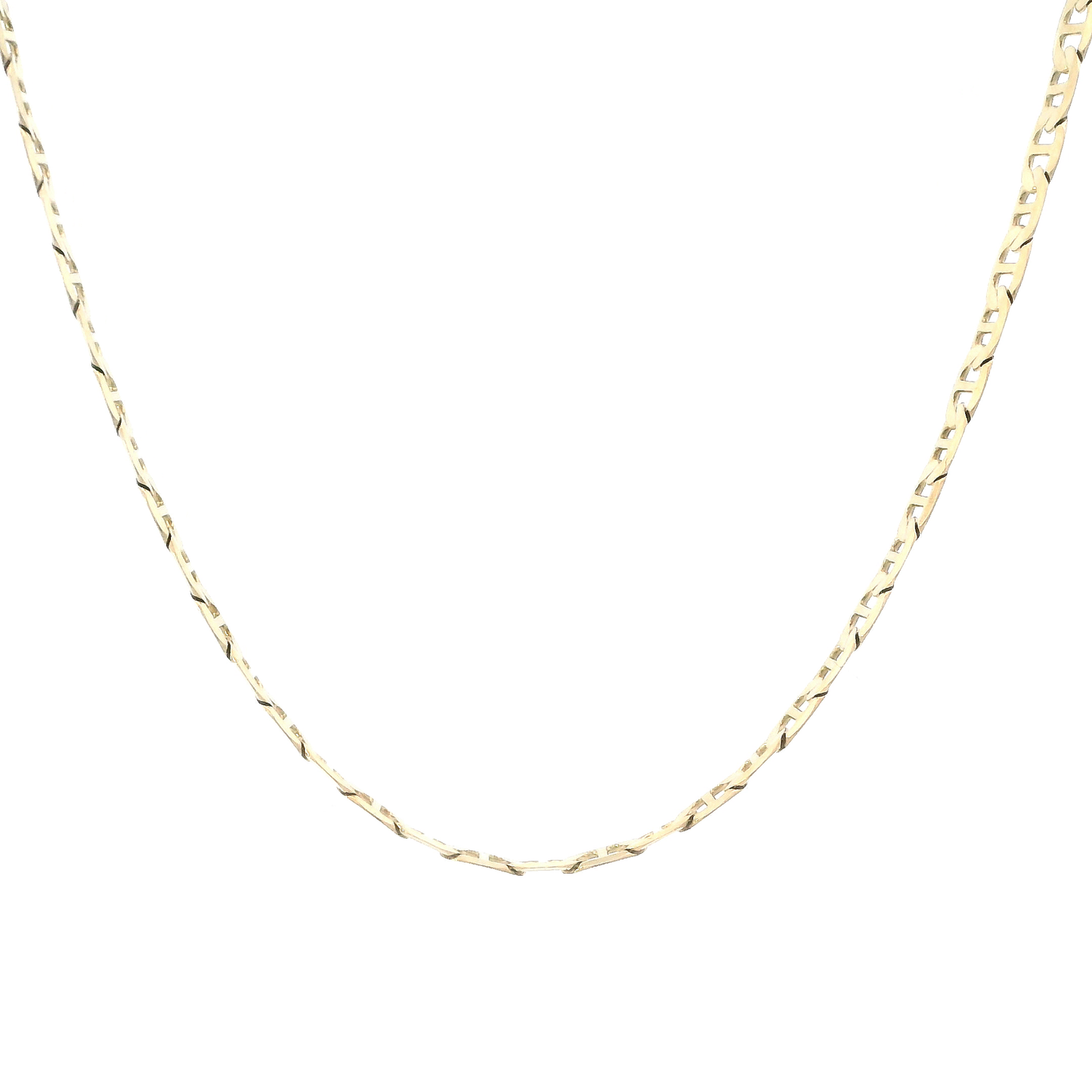 14K Yellow Gold 20" Mariner Chain