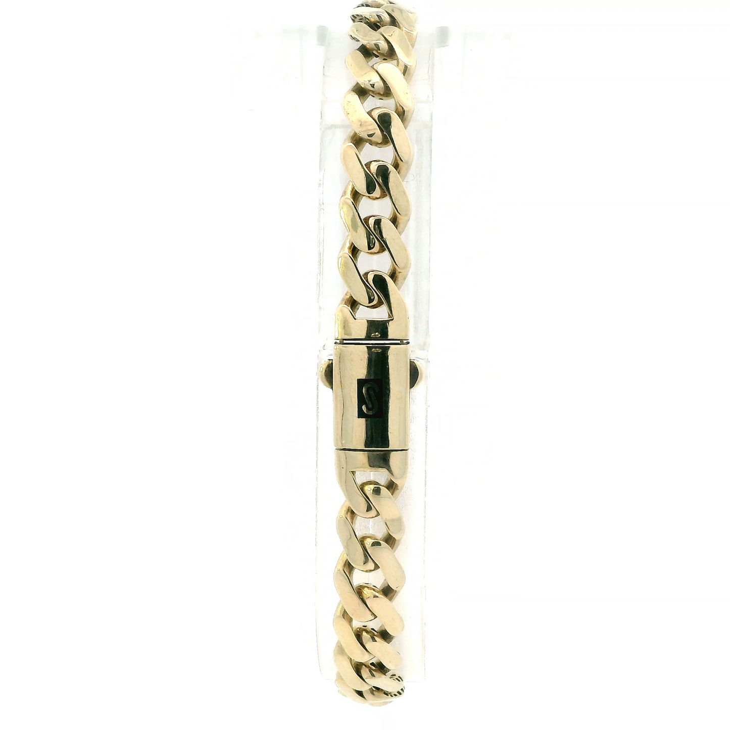 10K Yellow Gold 8" Cuban Bracelet