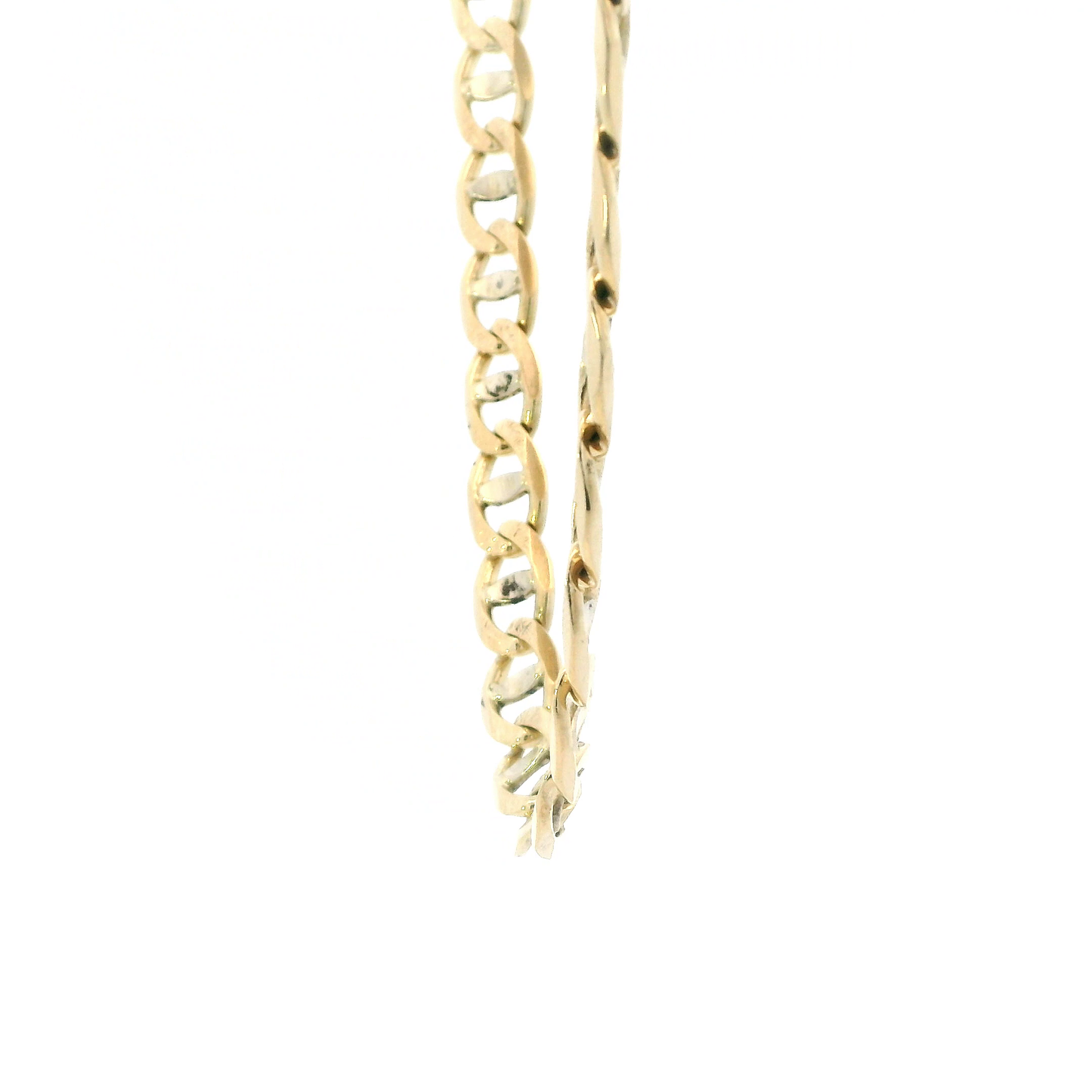 14K Yellow Gold 25" Mariner Chain (Clasp Welded Shut)