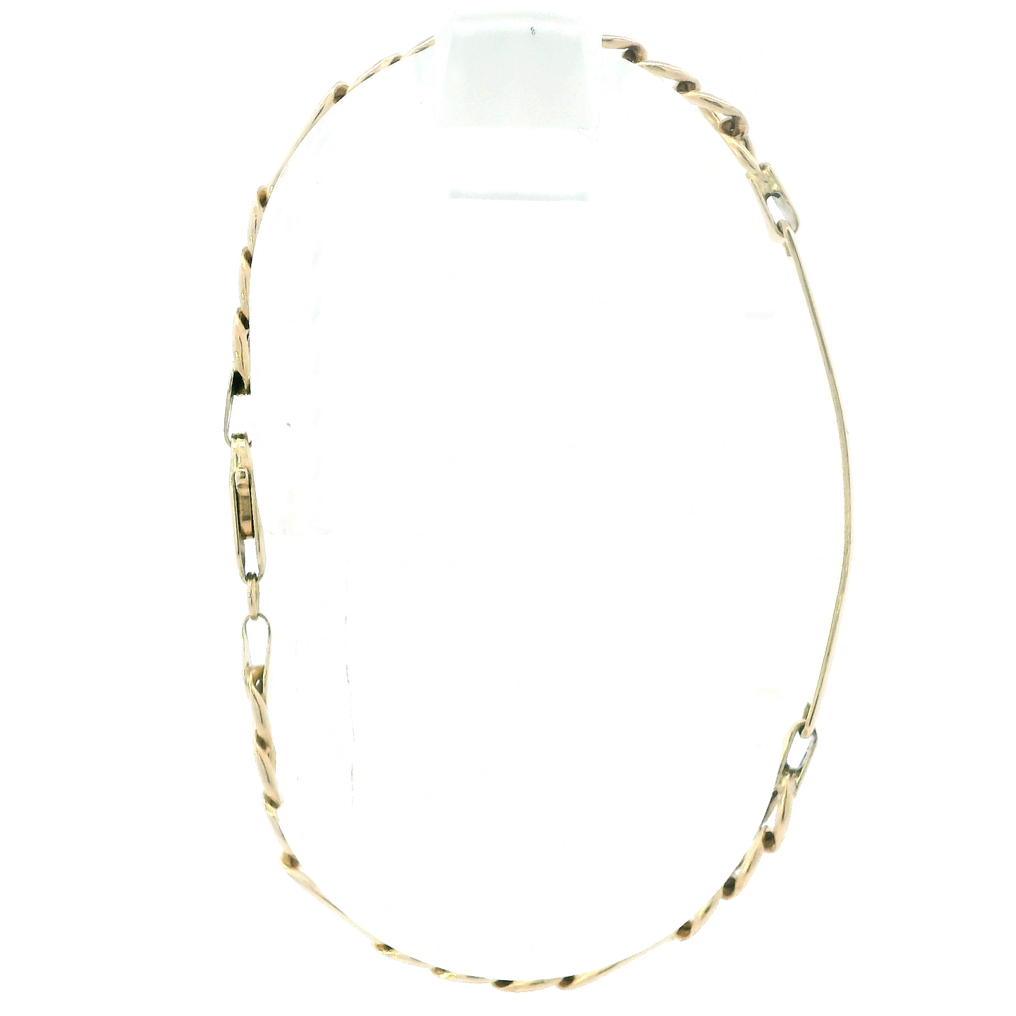14K Yellow Gold 7.5" Figaro ID Bracelet