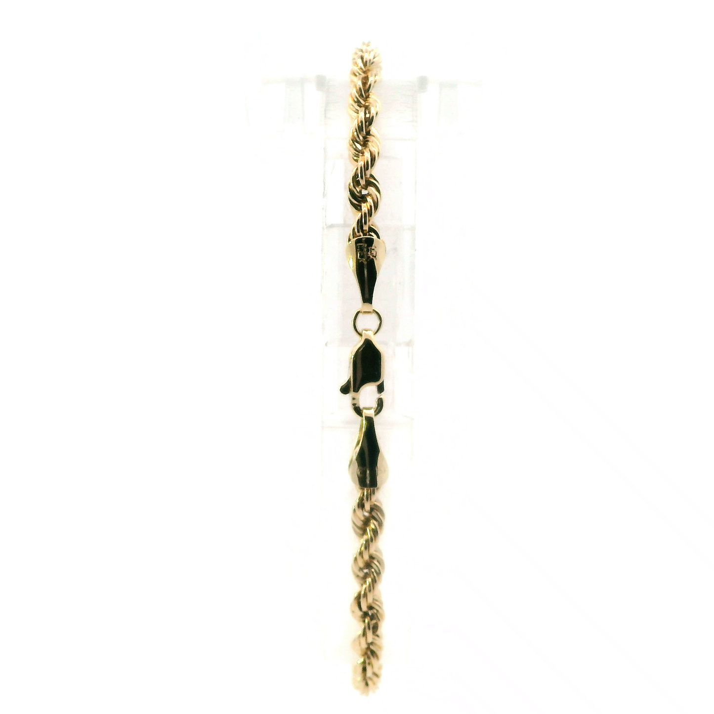 14K Yellow Gold 8.75" Rope Bracelet