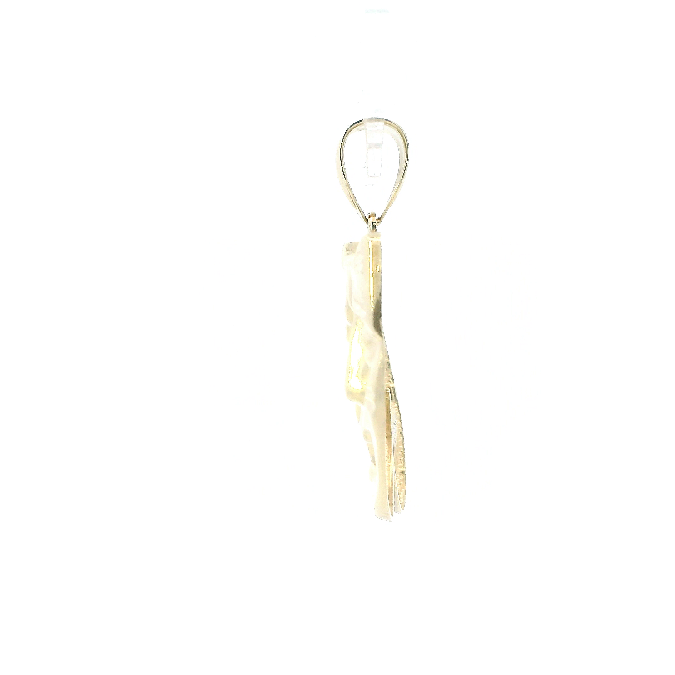 10K Yellow & White Gold Comedy & Tragedy Mask Pendant