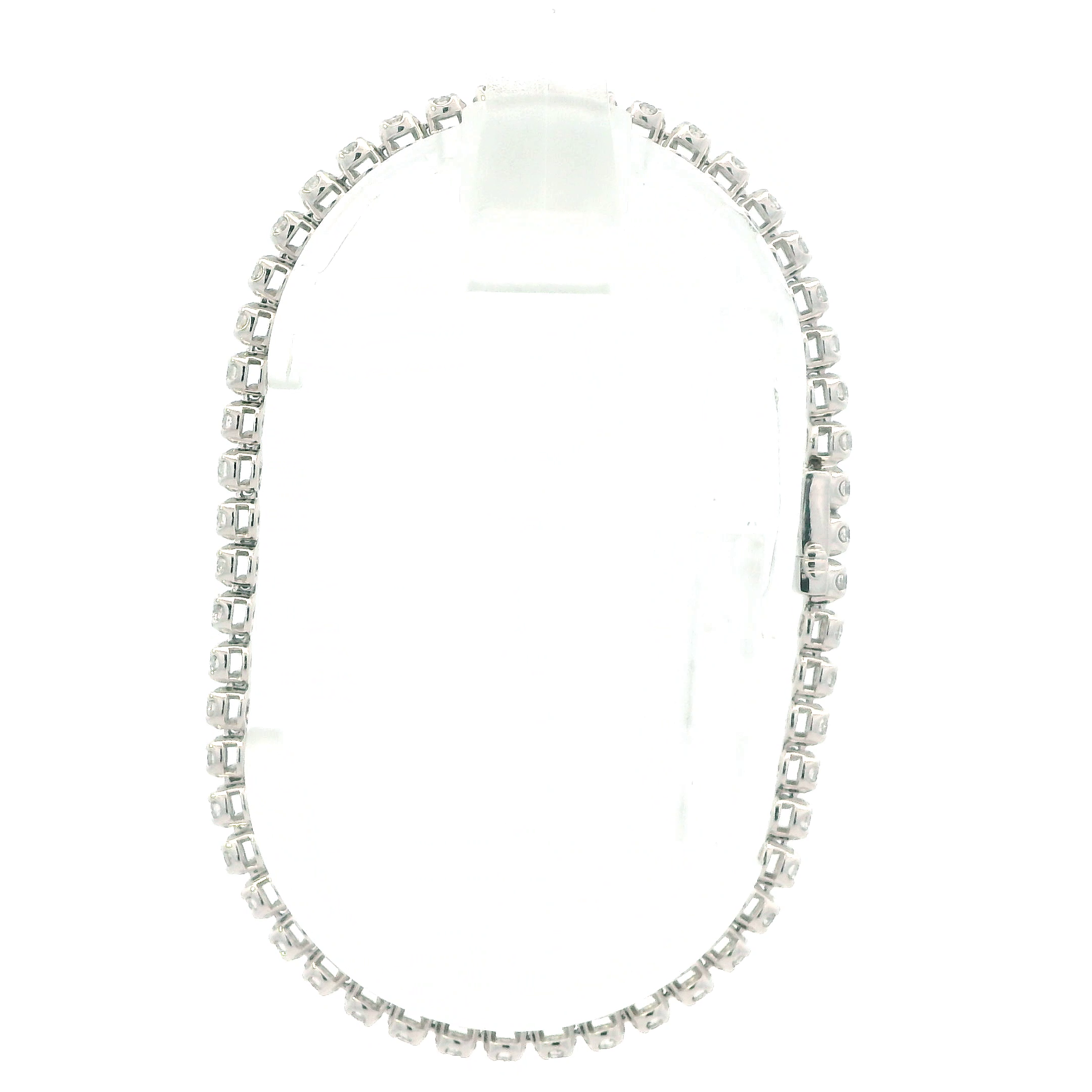 10K White Gold Diamond Tennis Bracelet -1.56ct
