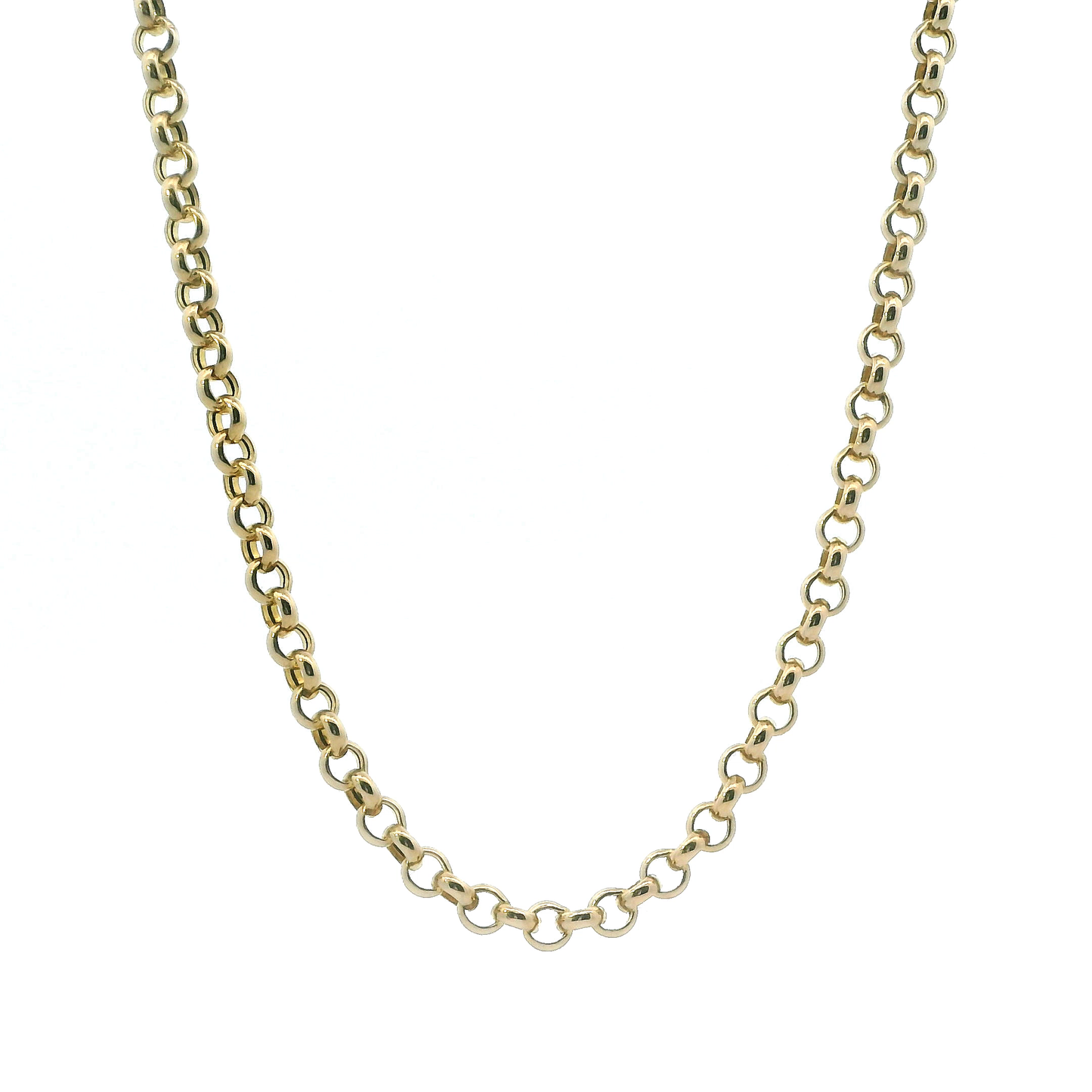 14K Yellow Gold 25" Rolo Link Chain