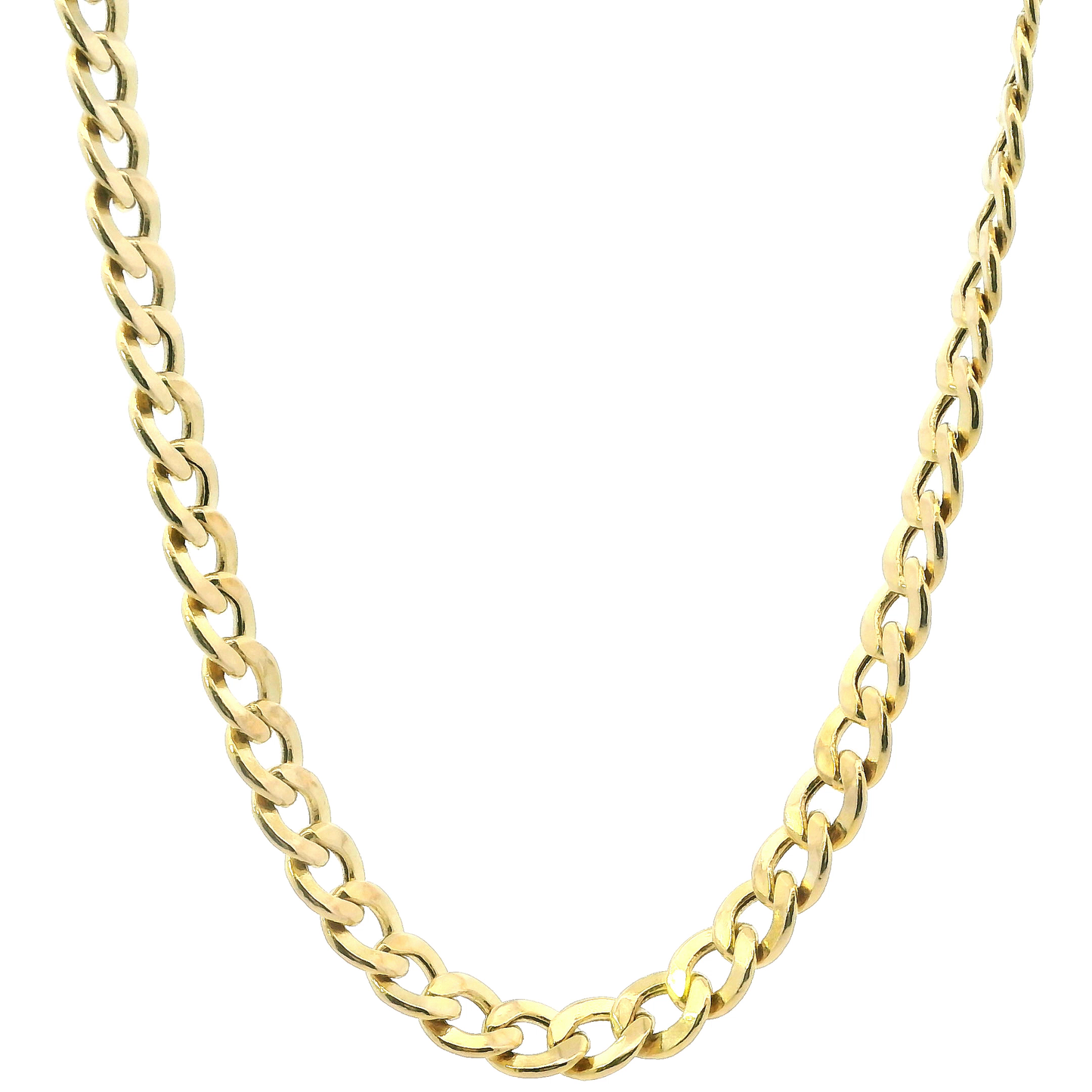 14K Yellow Gold 24" Curb Chain