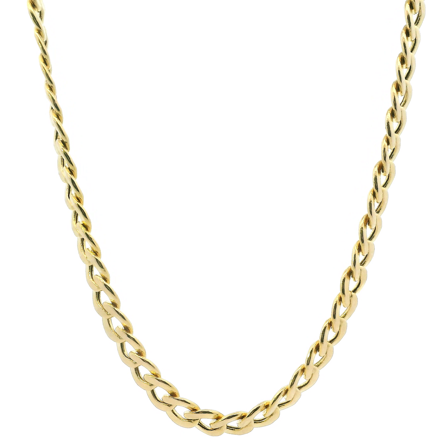 14K Yellow Gold 24" Curb Chain