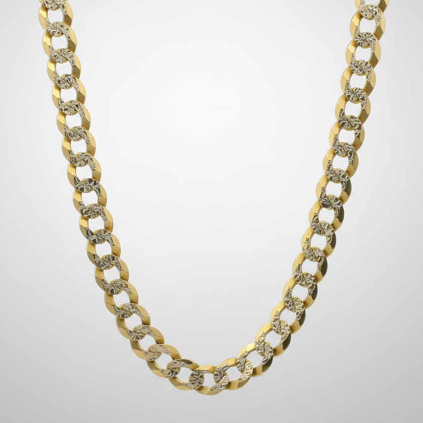 14K Yellow Gold 26.5" Curb Chain