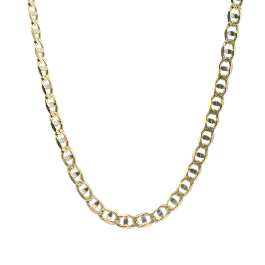 14K Yellow Gold 20" Mariner Chain