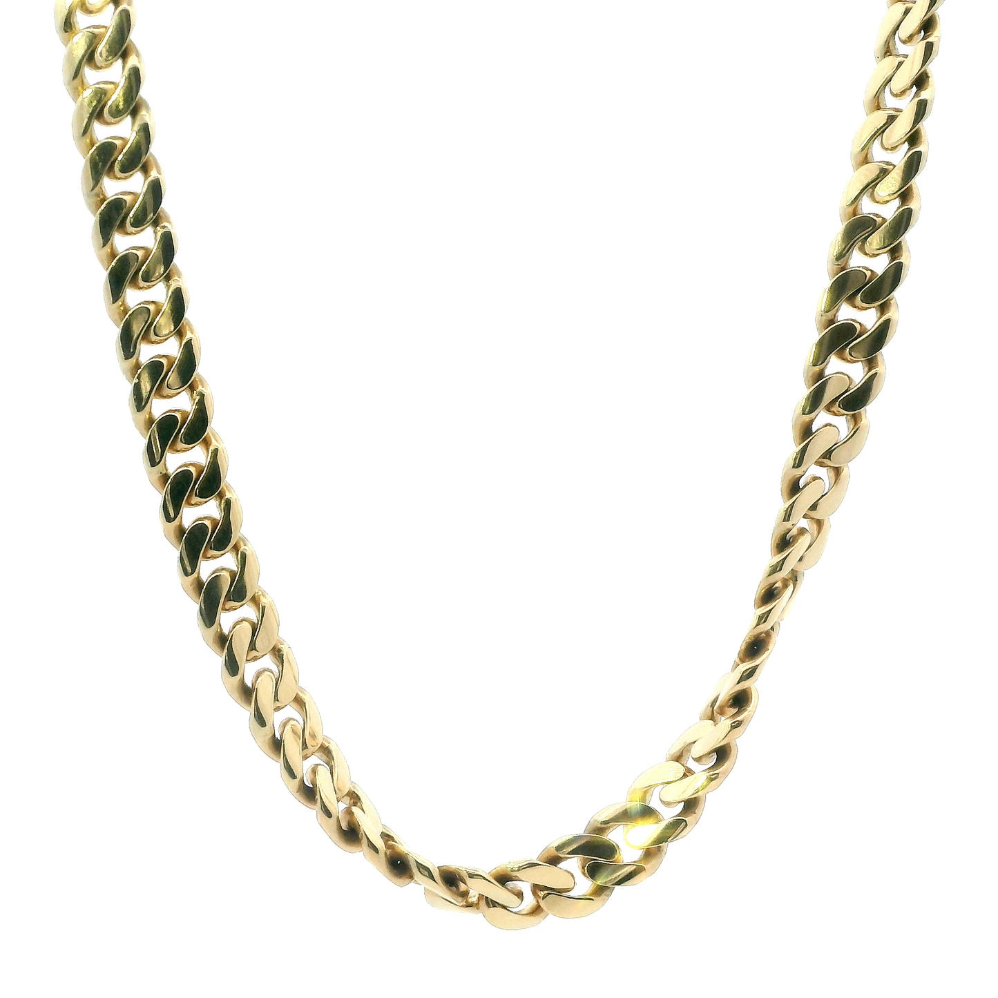 14K Yellow Gold 24" Curb Chain