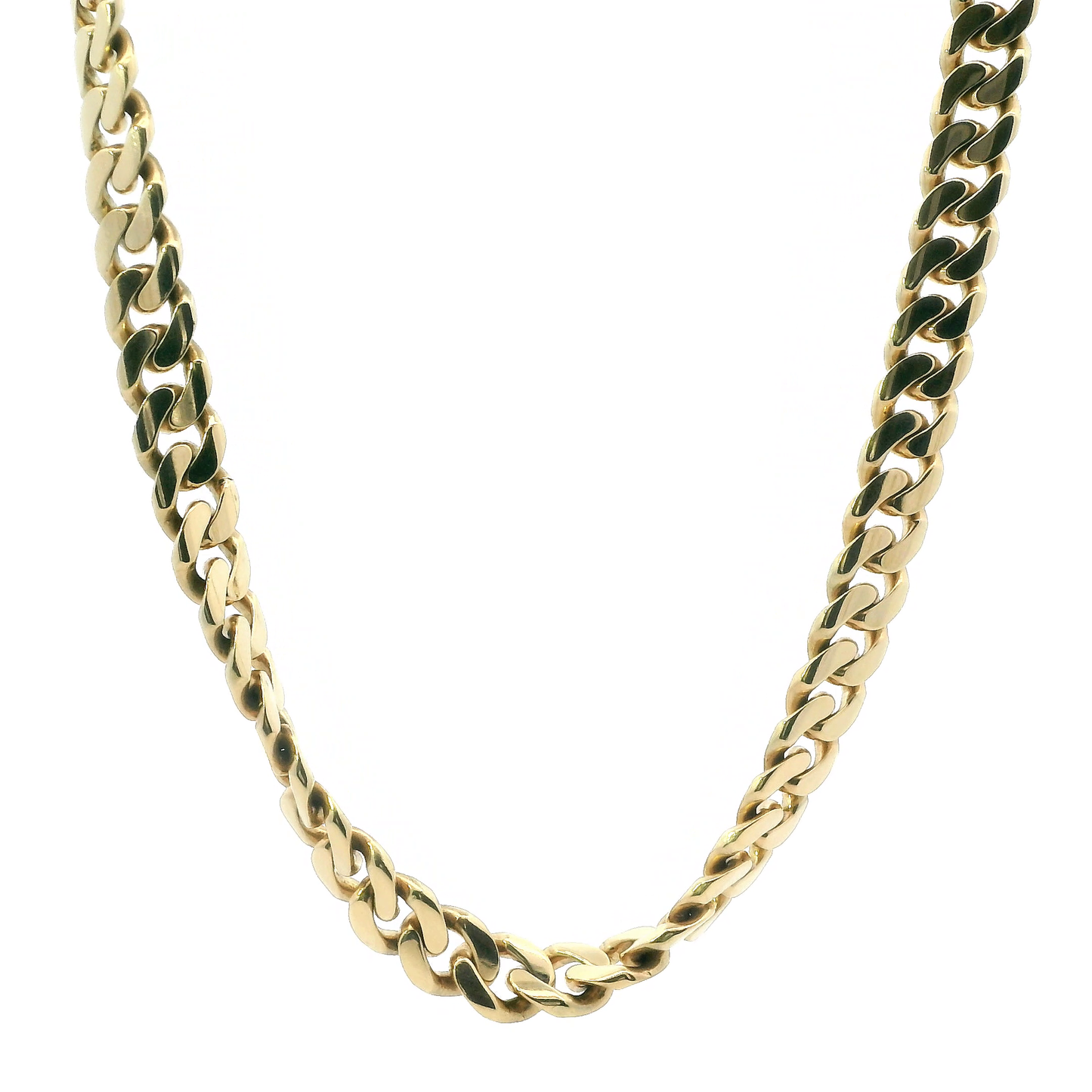 14K Yellow Gold 24" Curb Chain