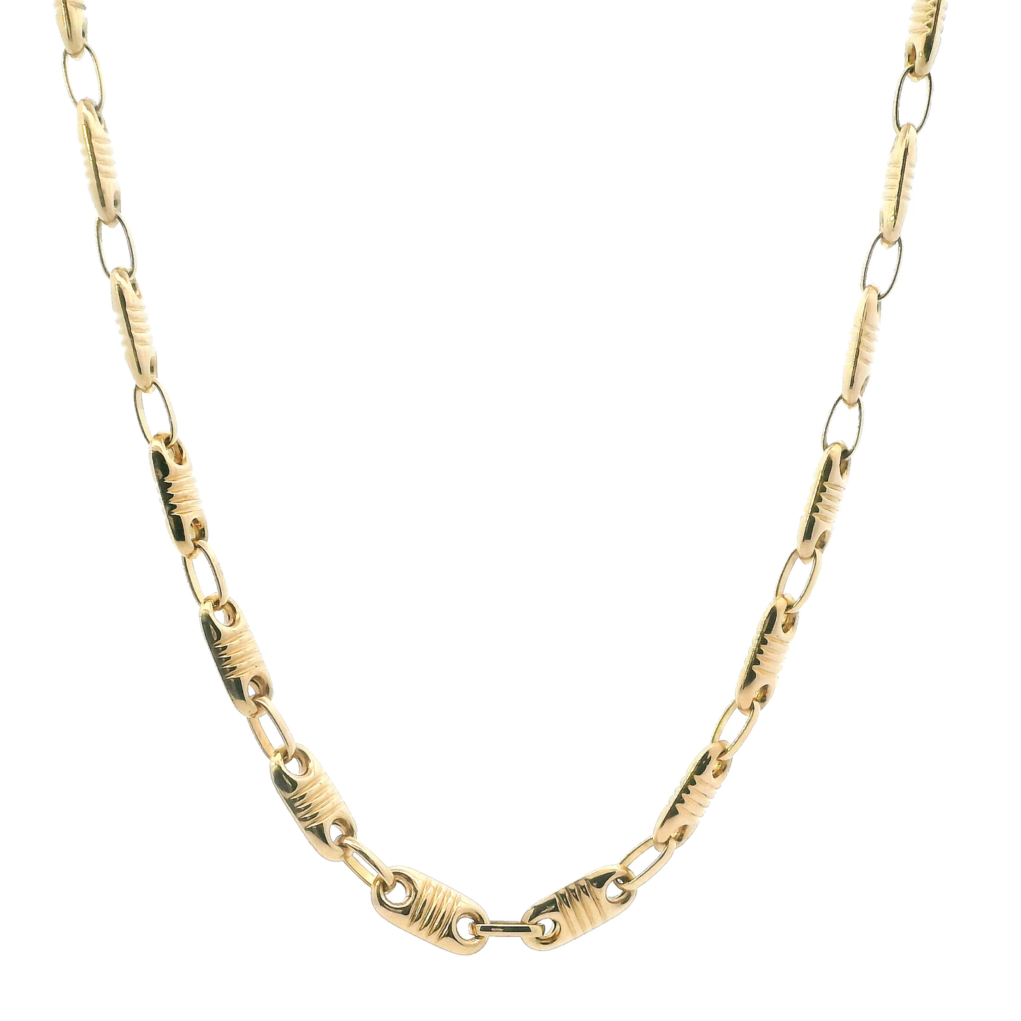 14K Yellow Gold 29" Anchor Link Chain
