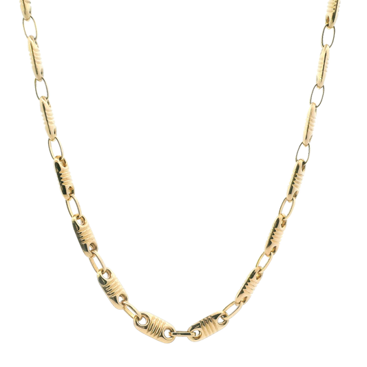 14K Yellow Gold 29" Anchor Link Chain