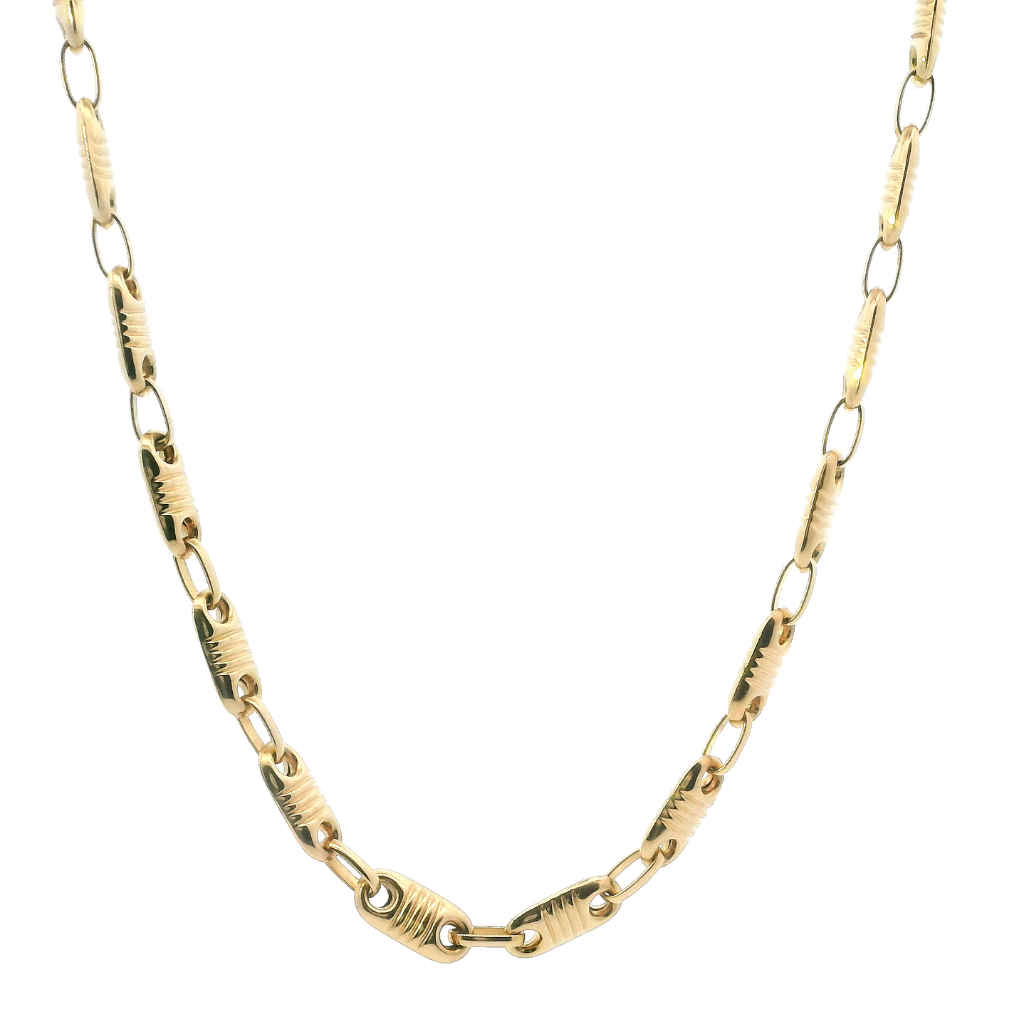14K Yellow Gold 29" Anchor Link Chain