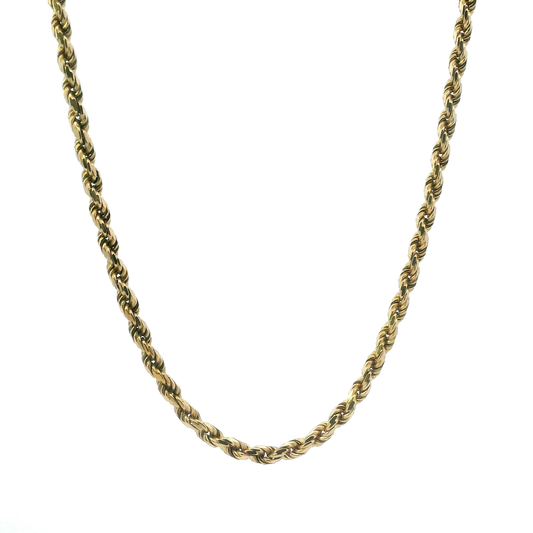 14K Yellow Gold 18" Rope Chain