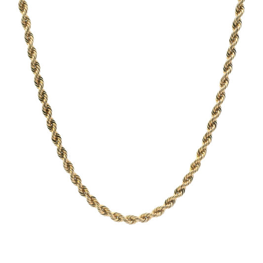 14K Yellow Gold 18.25 Rope Chain