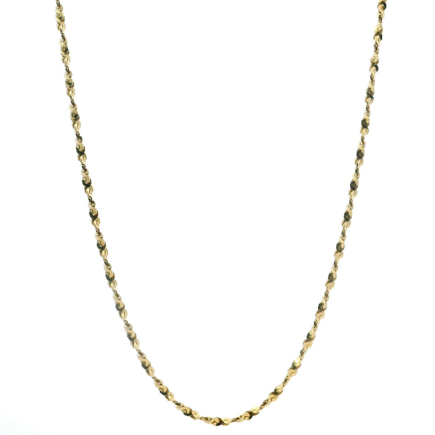14K Yellow Gold 24" Singapore Chain