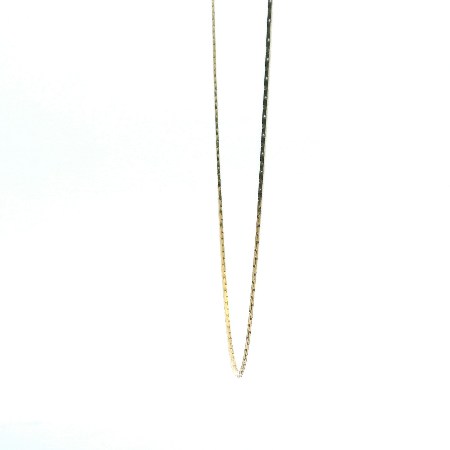 14K Yellow Gold 30" Triangle Linked Chain