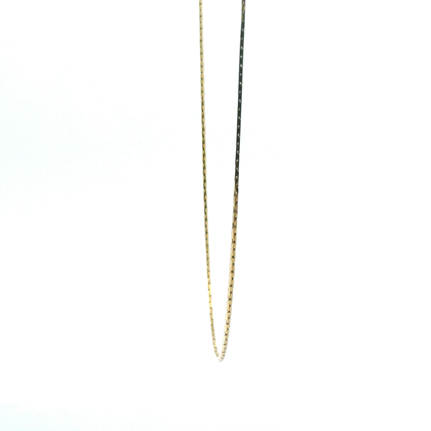 14K Yellow Gold 30" Triangle Linked Chain