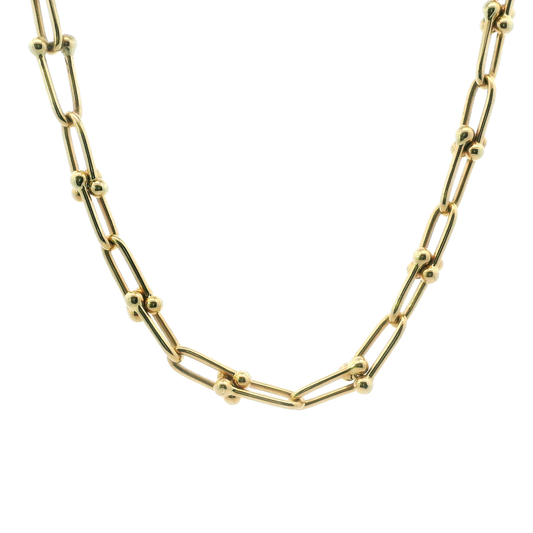 14K Yellow Gold Hardware Link Chain