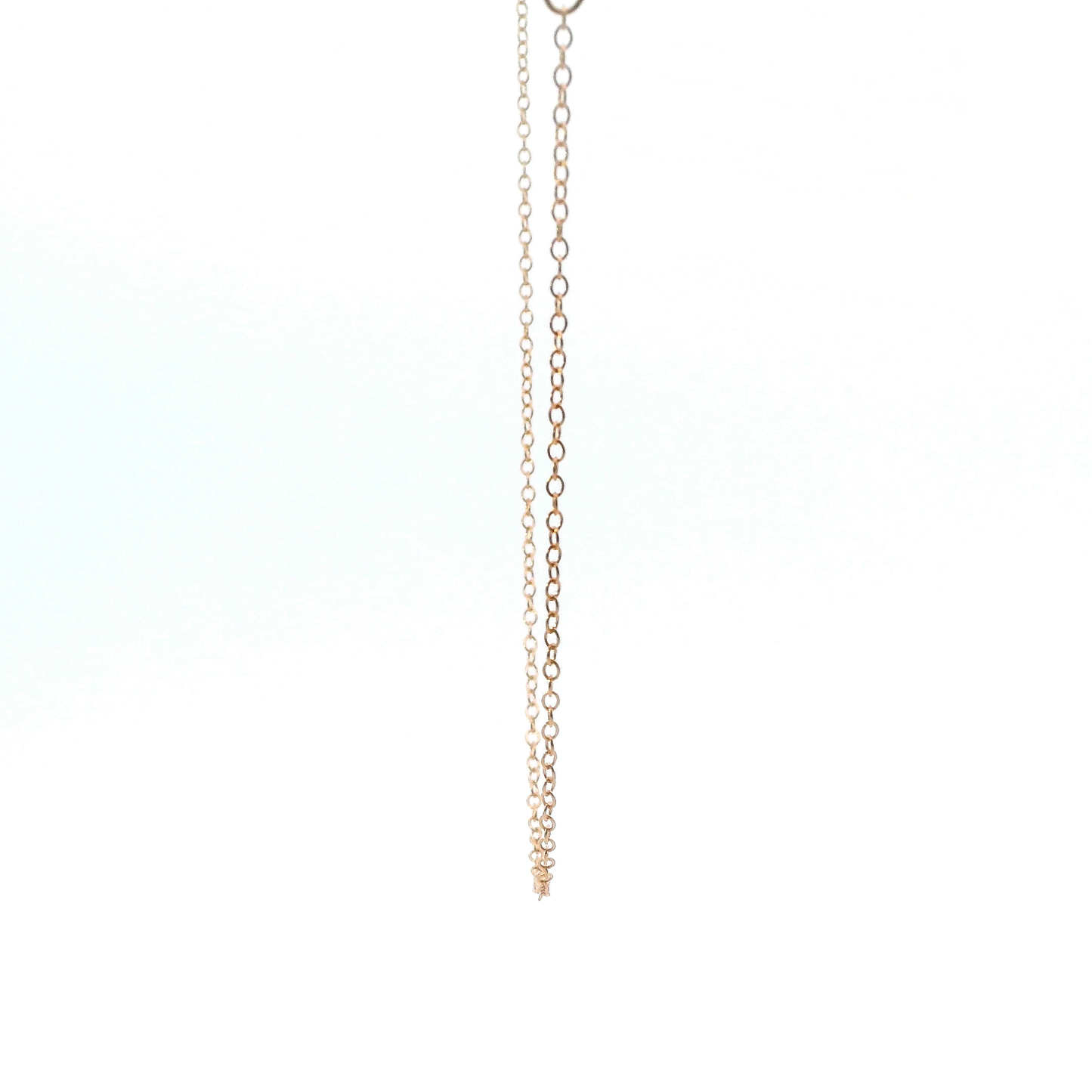 14K Rose Gold 16-18" Cable Chain