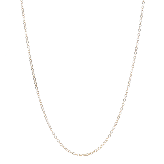 14K Rose Gold 18" Cable Chain
