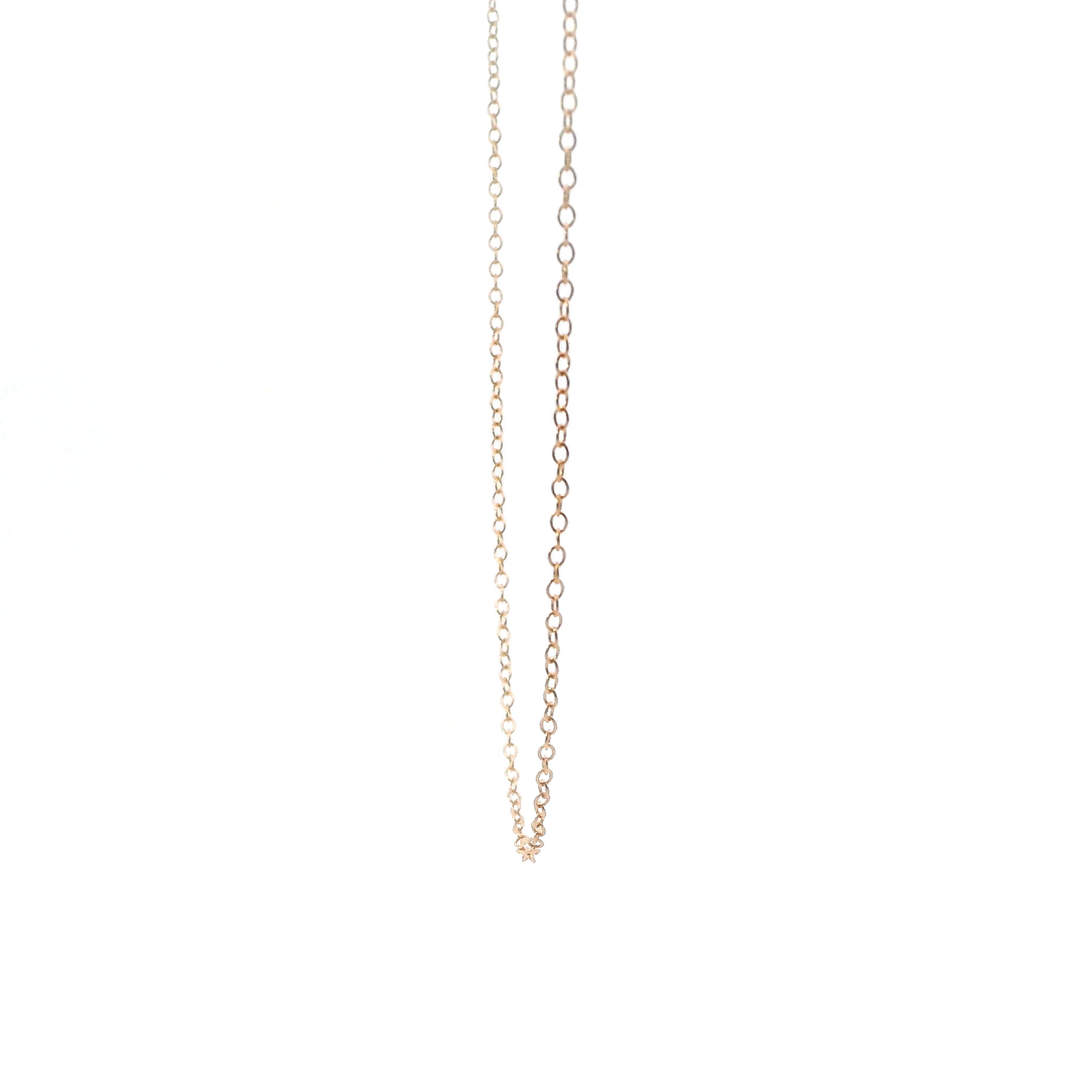 14K Rose Gold 18" Cable Chain