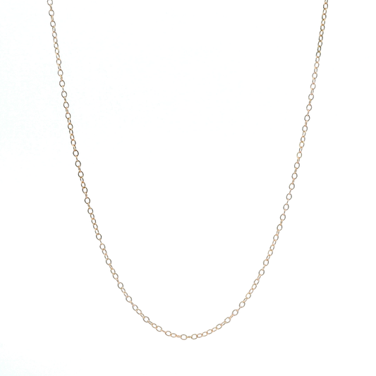 14K Rose Gold 18" Cable Chain