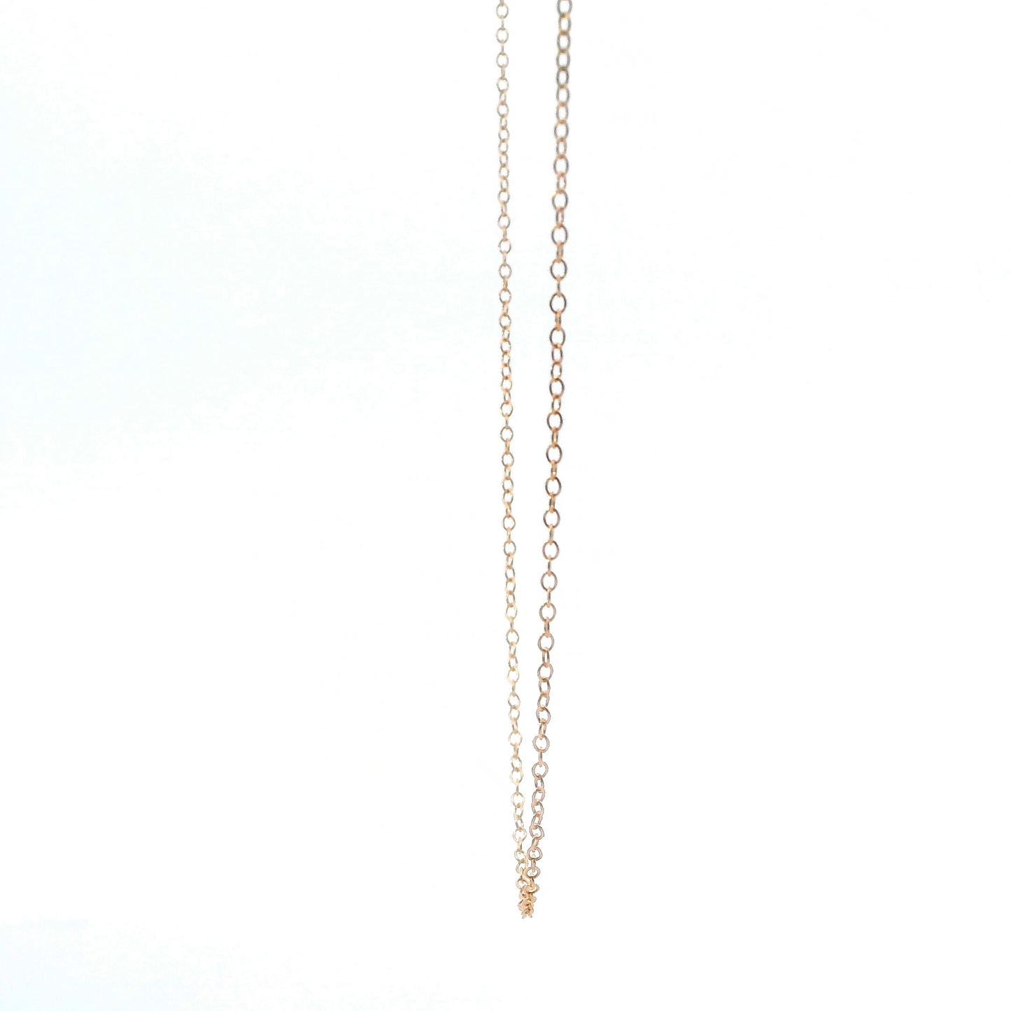 14K Rose Gold 18" Cable Chain
