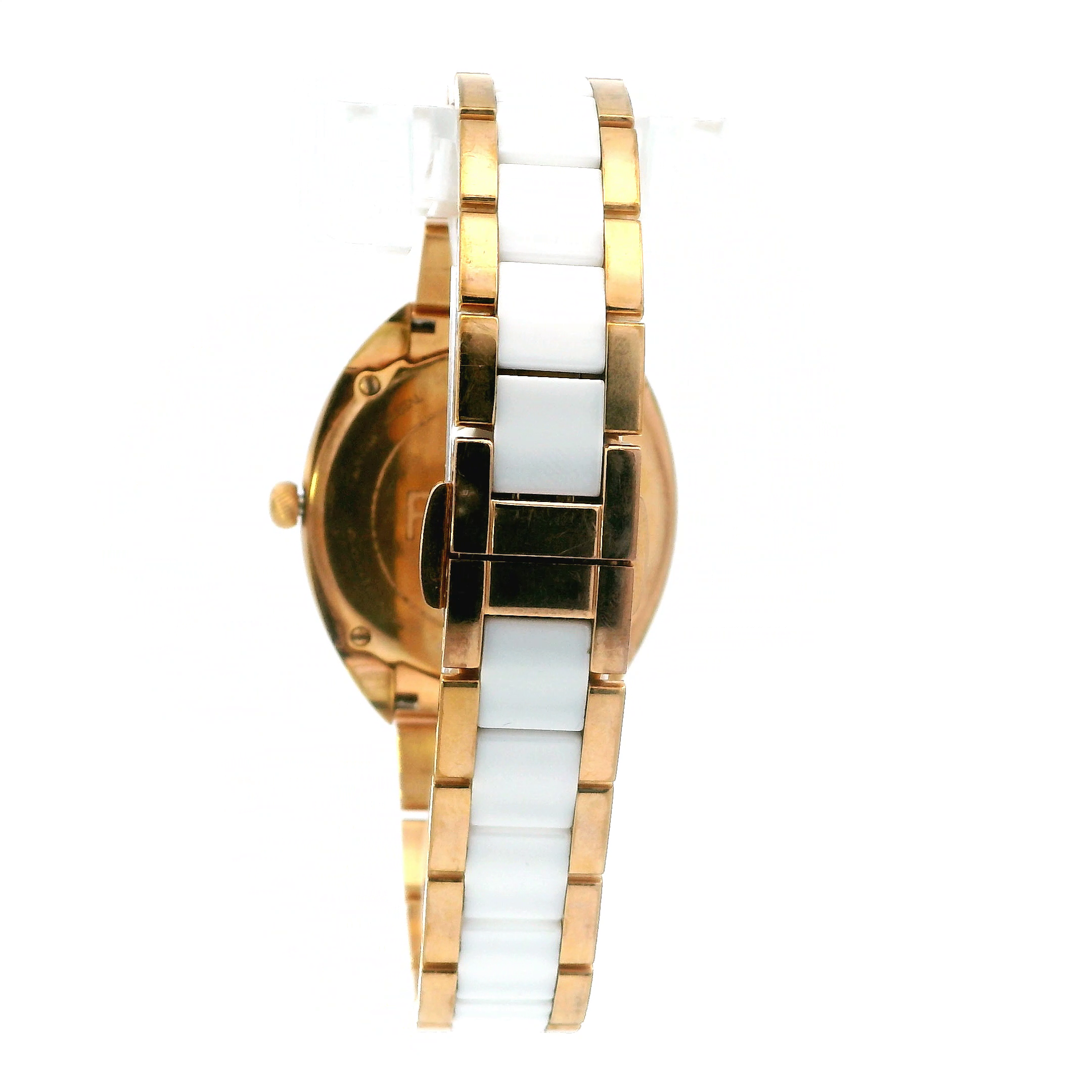 Fendi Momento Diamond Bug Ceramic Wristwatch