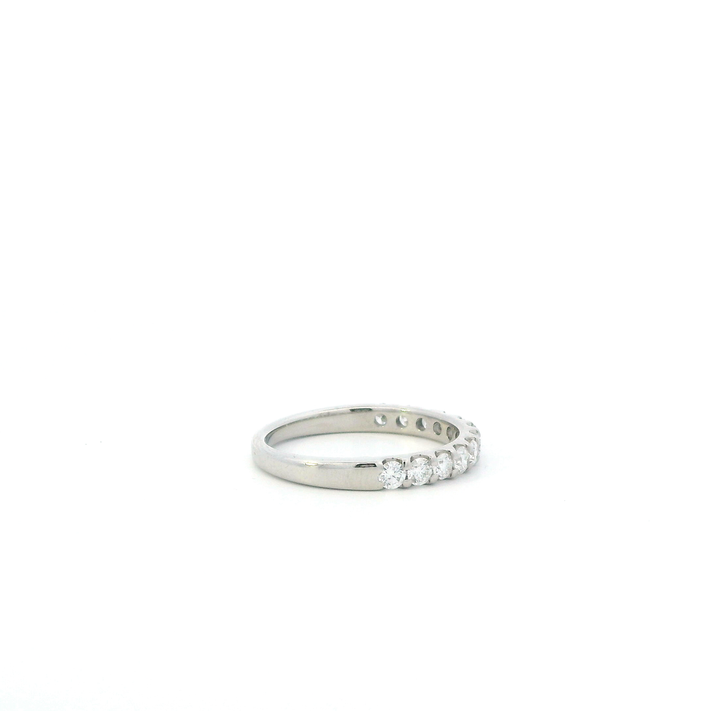 Platinum Diamond Women's Ring-0.62ct