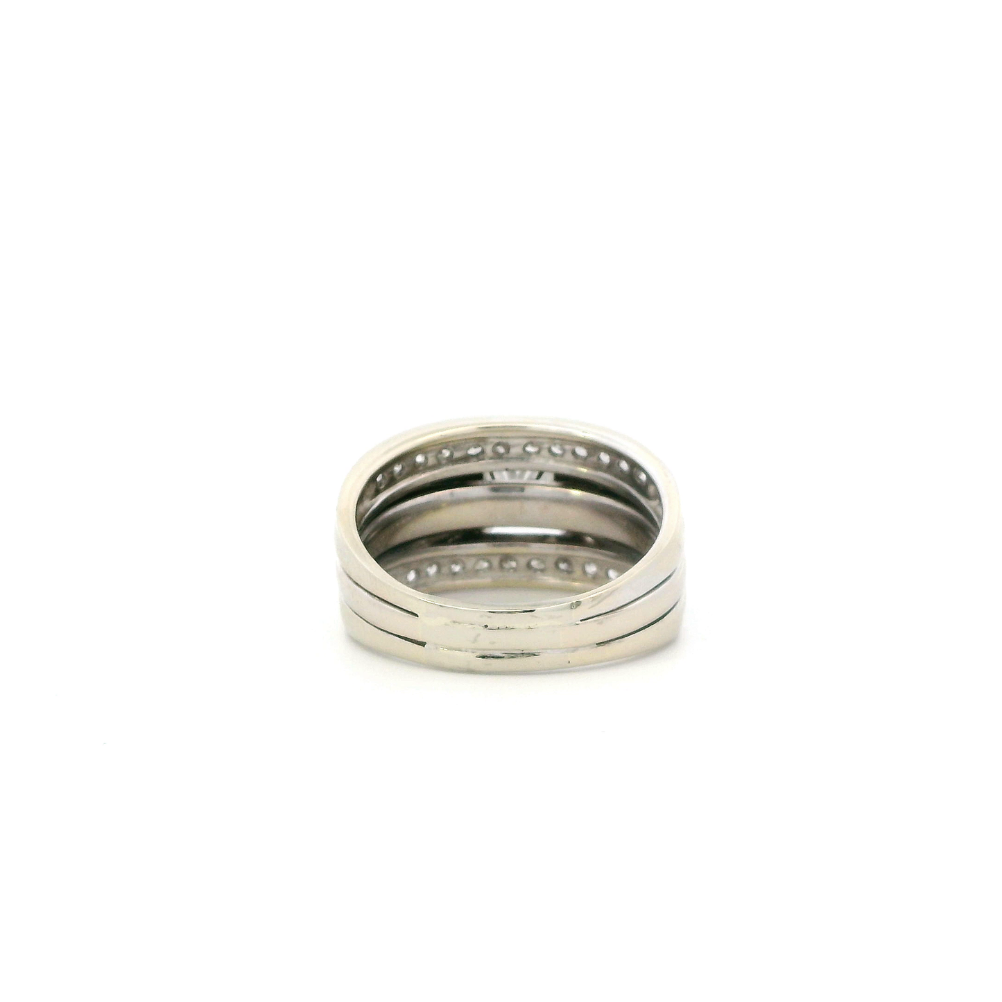 14K White Gold Diamond Ring -2.54ct