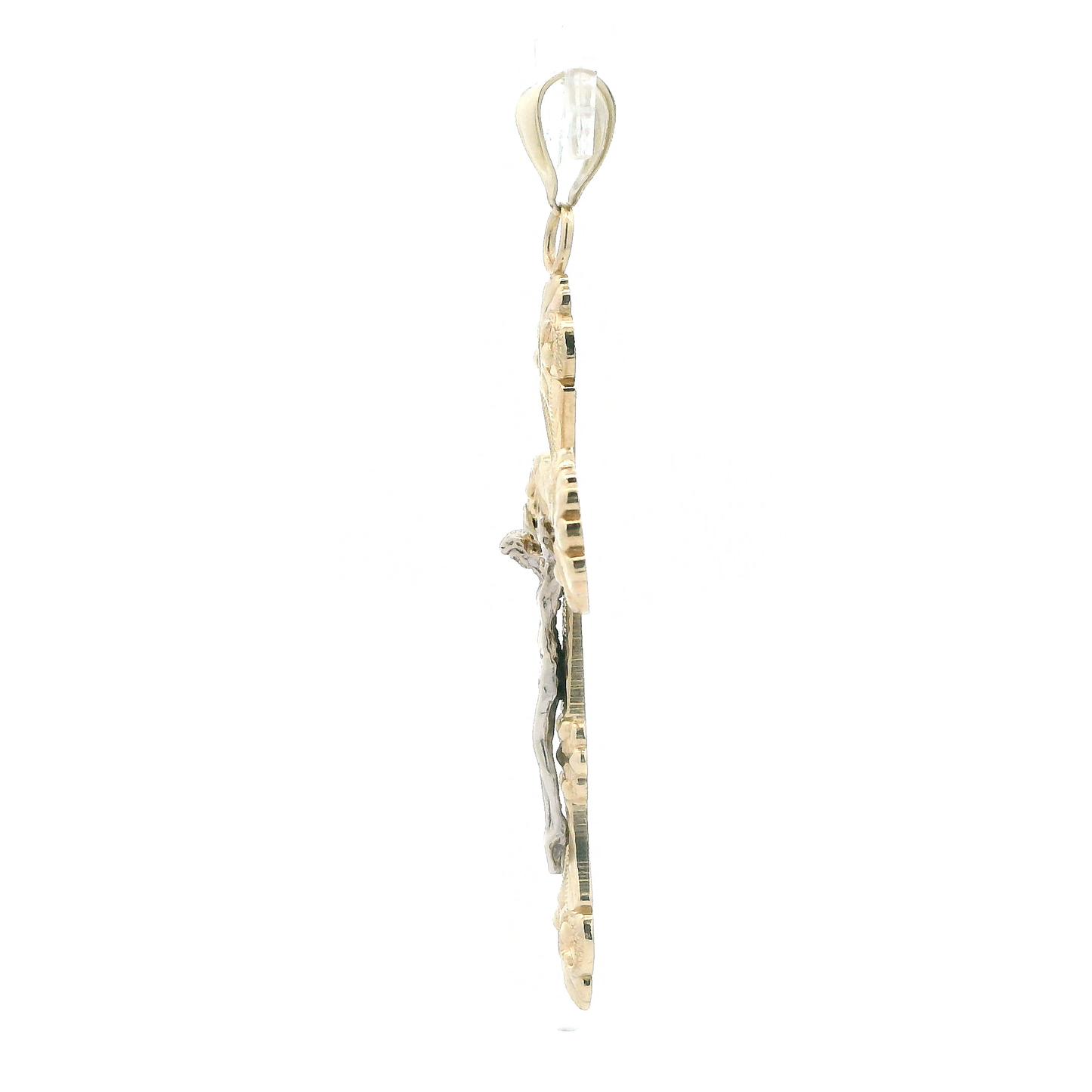 14K Yellow Gold Crucifix Pendant