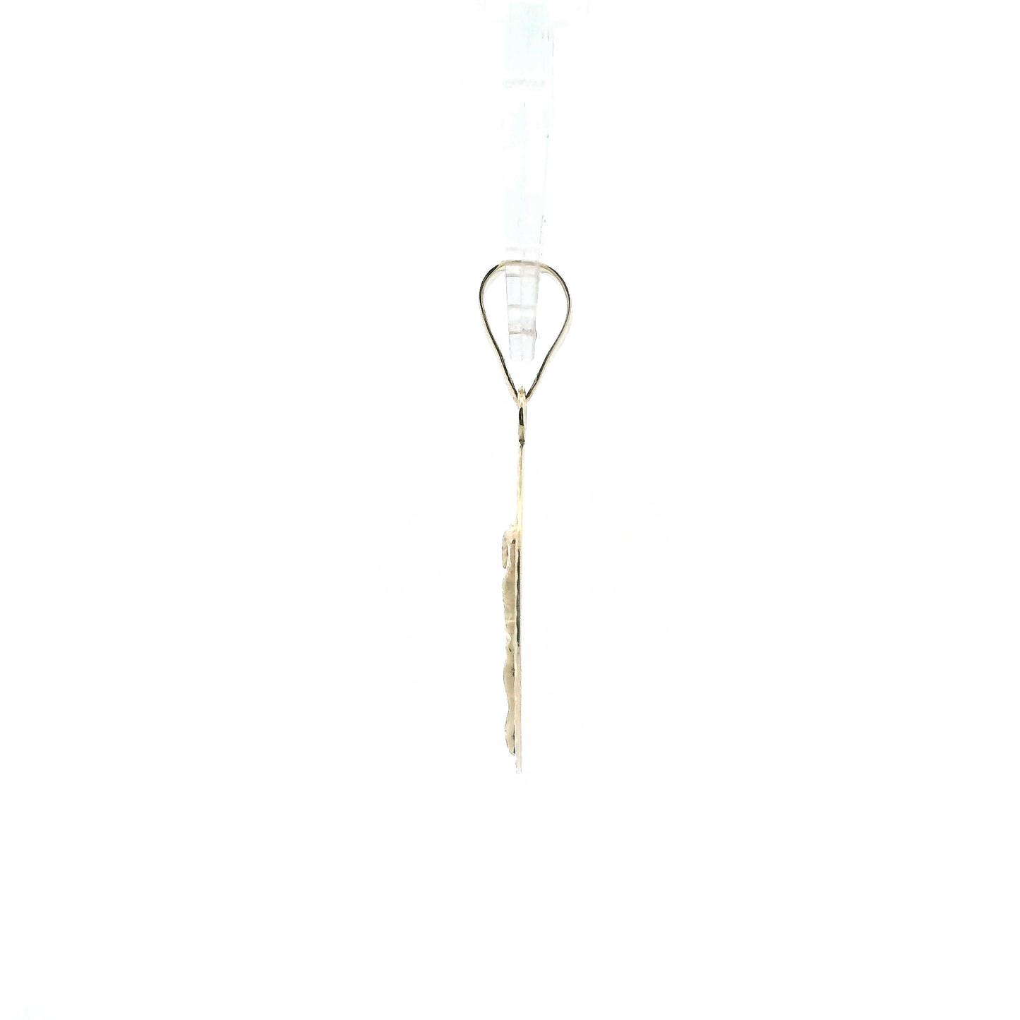 10K Tri Color Gold Round Jesus Religious Pendant