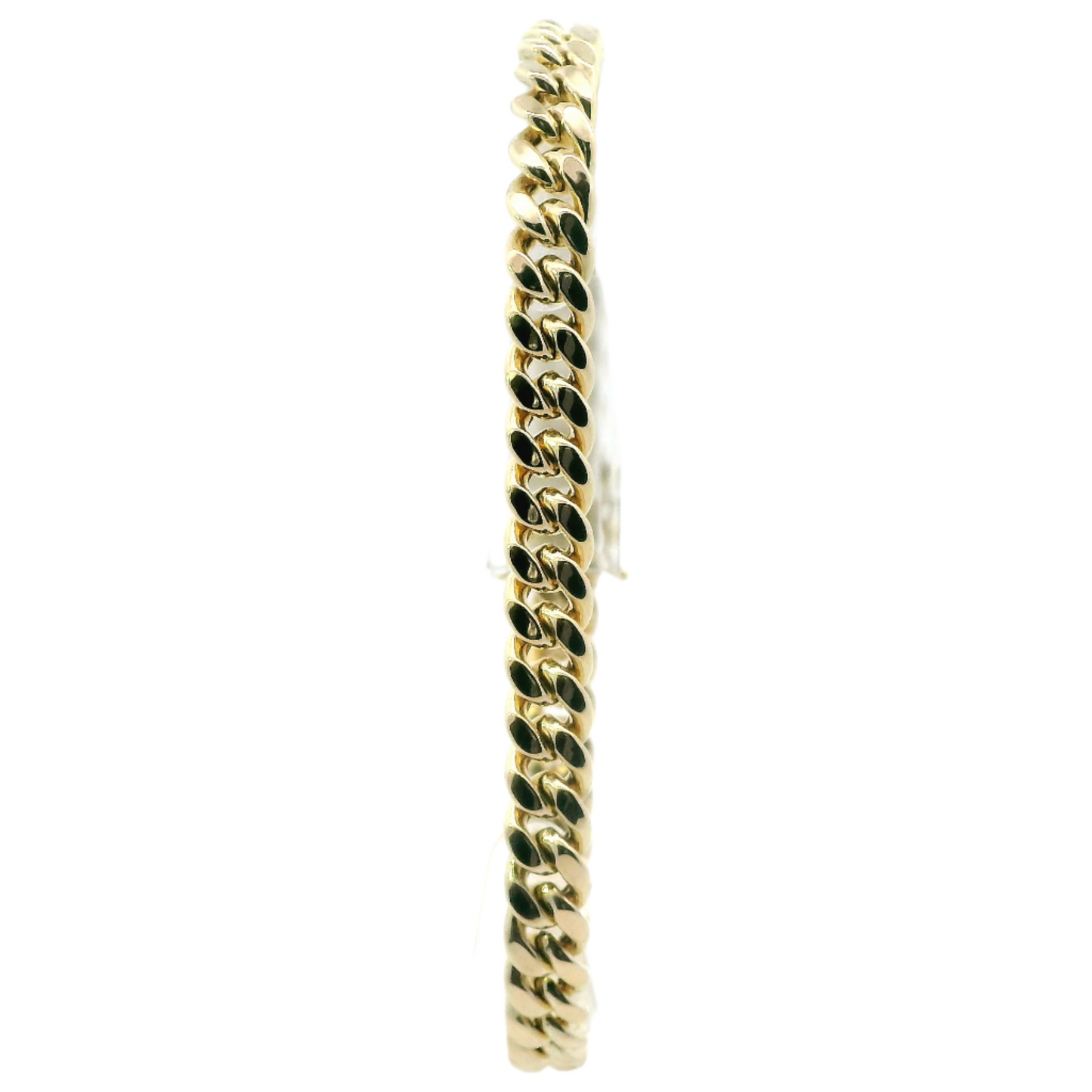 10K Yellow Gold 8.5" Cuban Bracelet