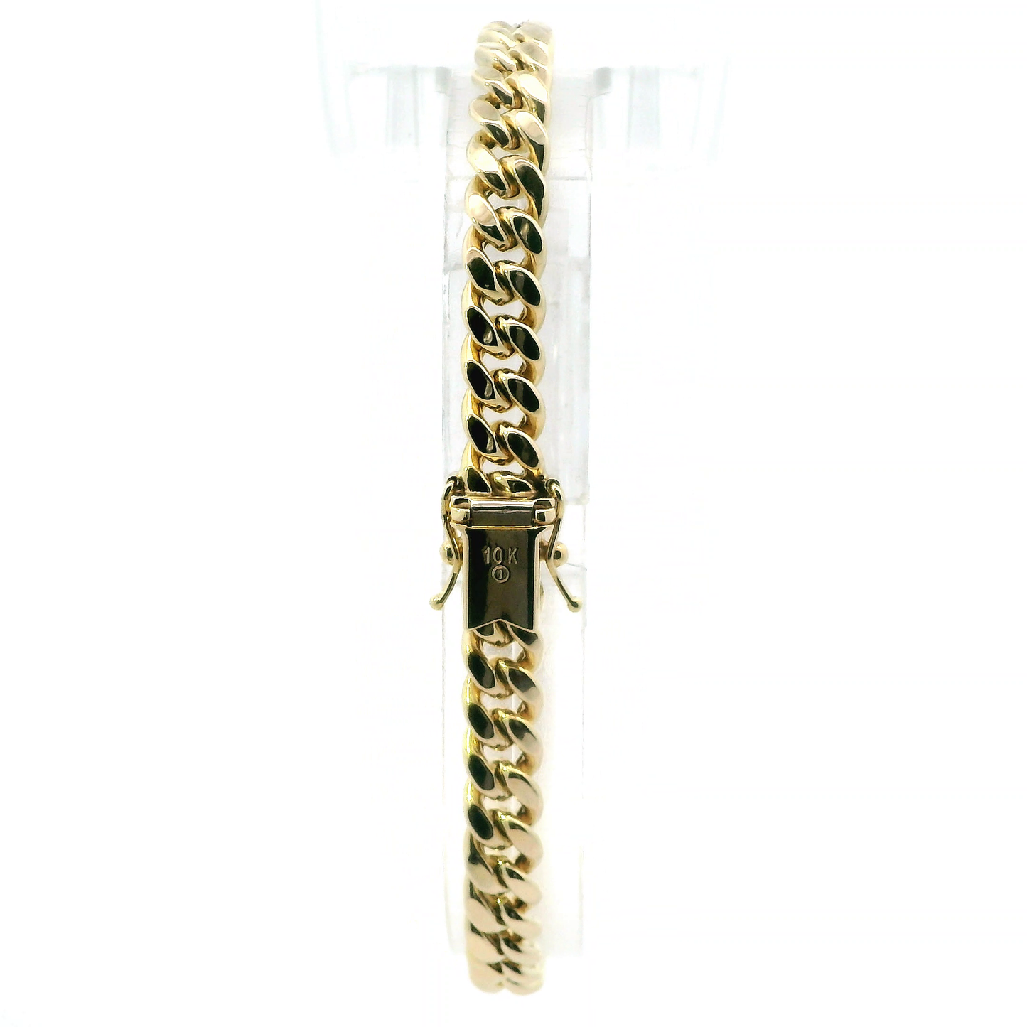 10K Yellow Gold 8.5" Cuban Bracelet