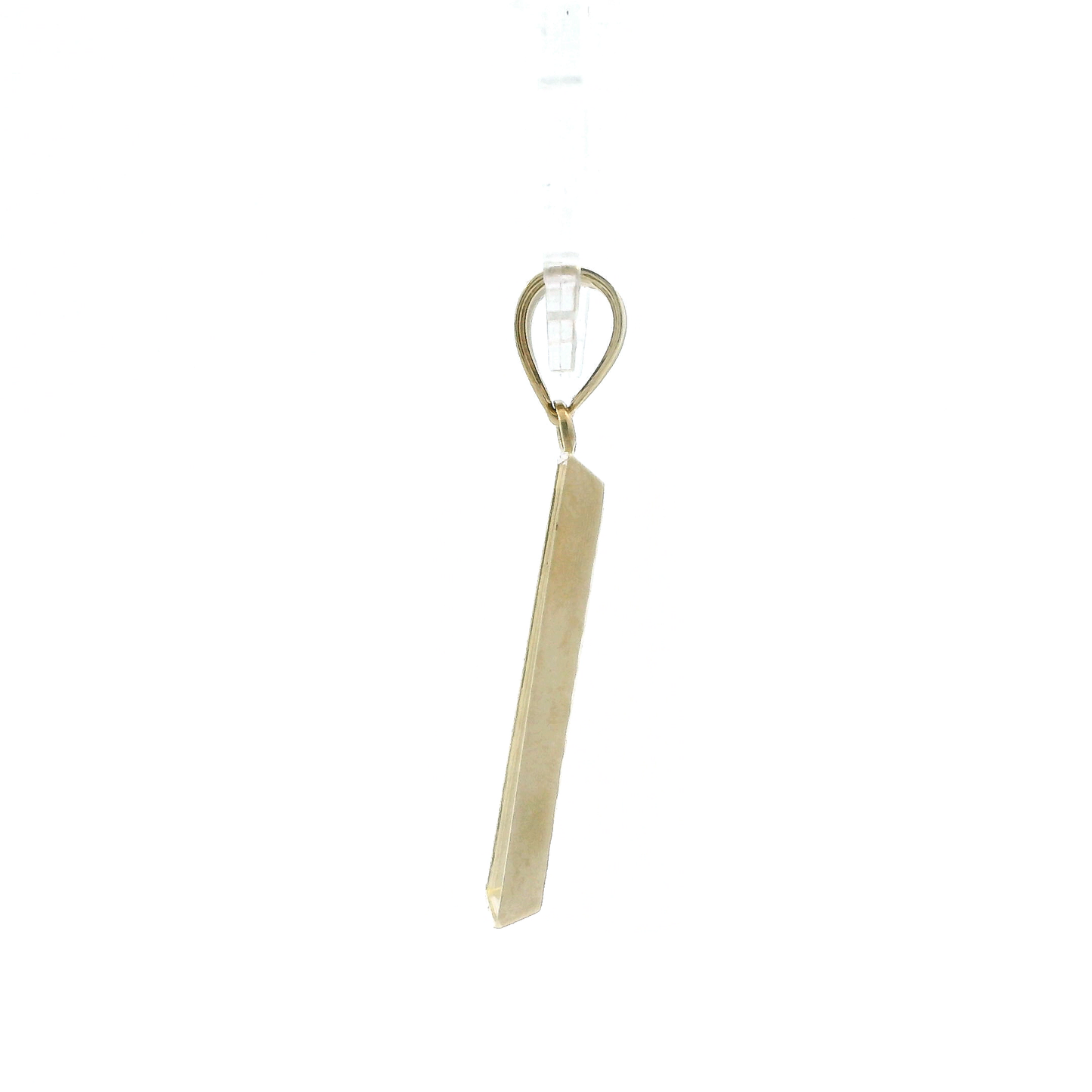 10K Yellow Gold "Fine Gold 999.9 1KG" Bar Pendant