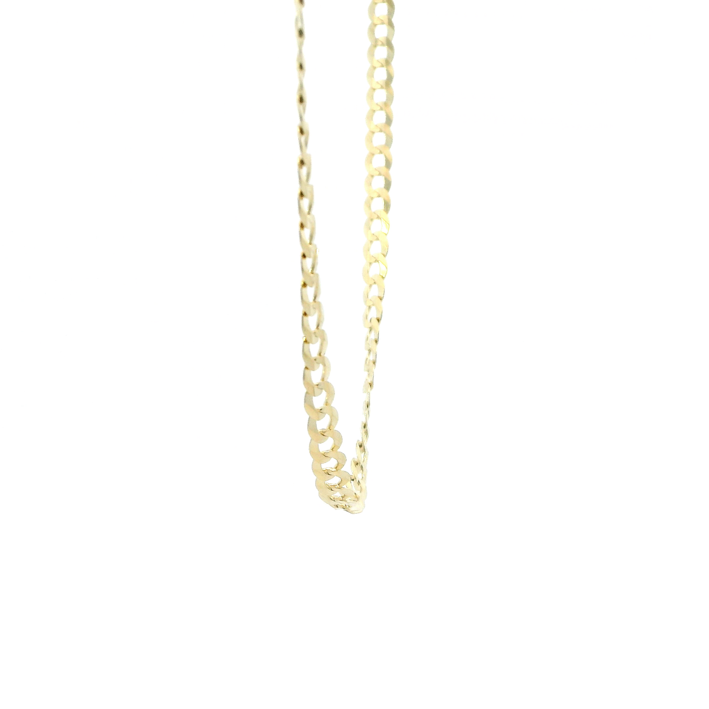 14K Yellow Gold 18" Curb Chain