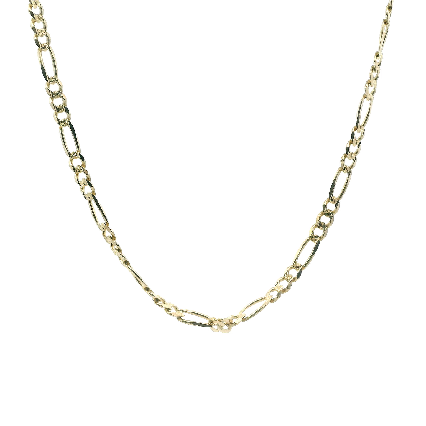 14K Yellow Gold 22" Figaro Chain