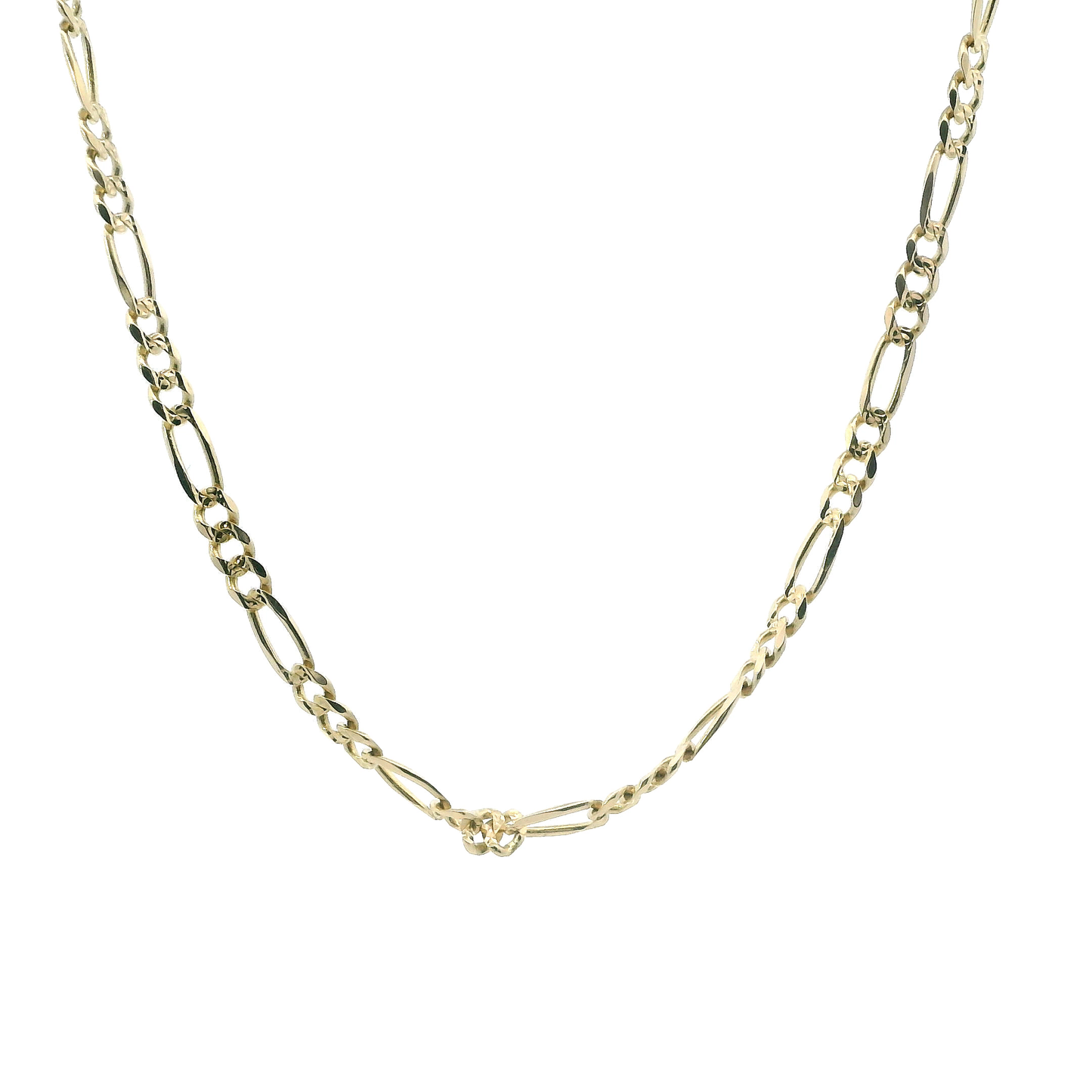 14K Yellow Gold 22" Figaro Chain