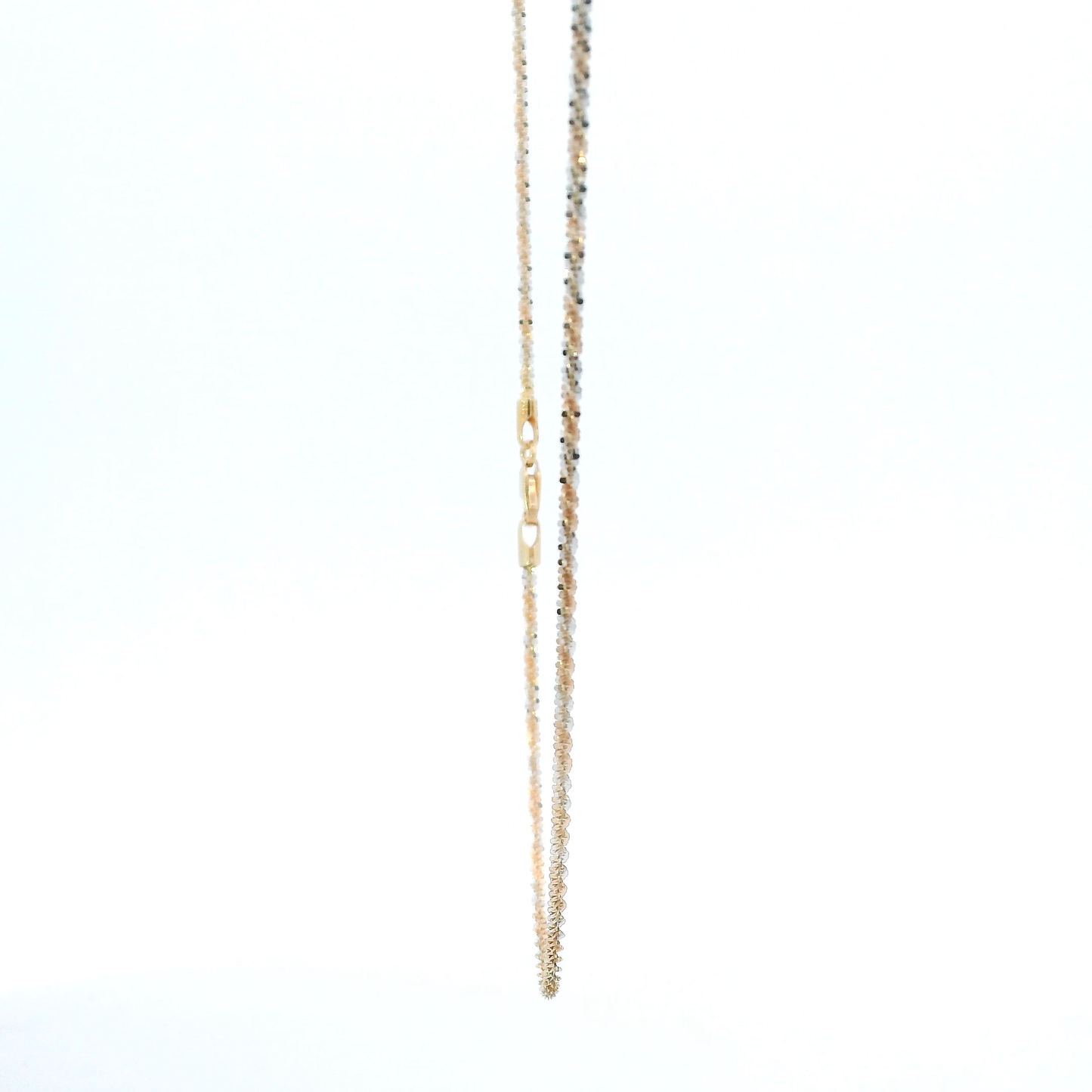 14K Tri Color 18" Popcorn Chain