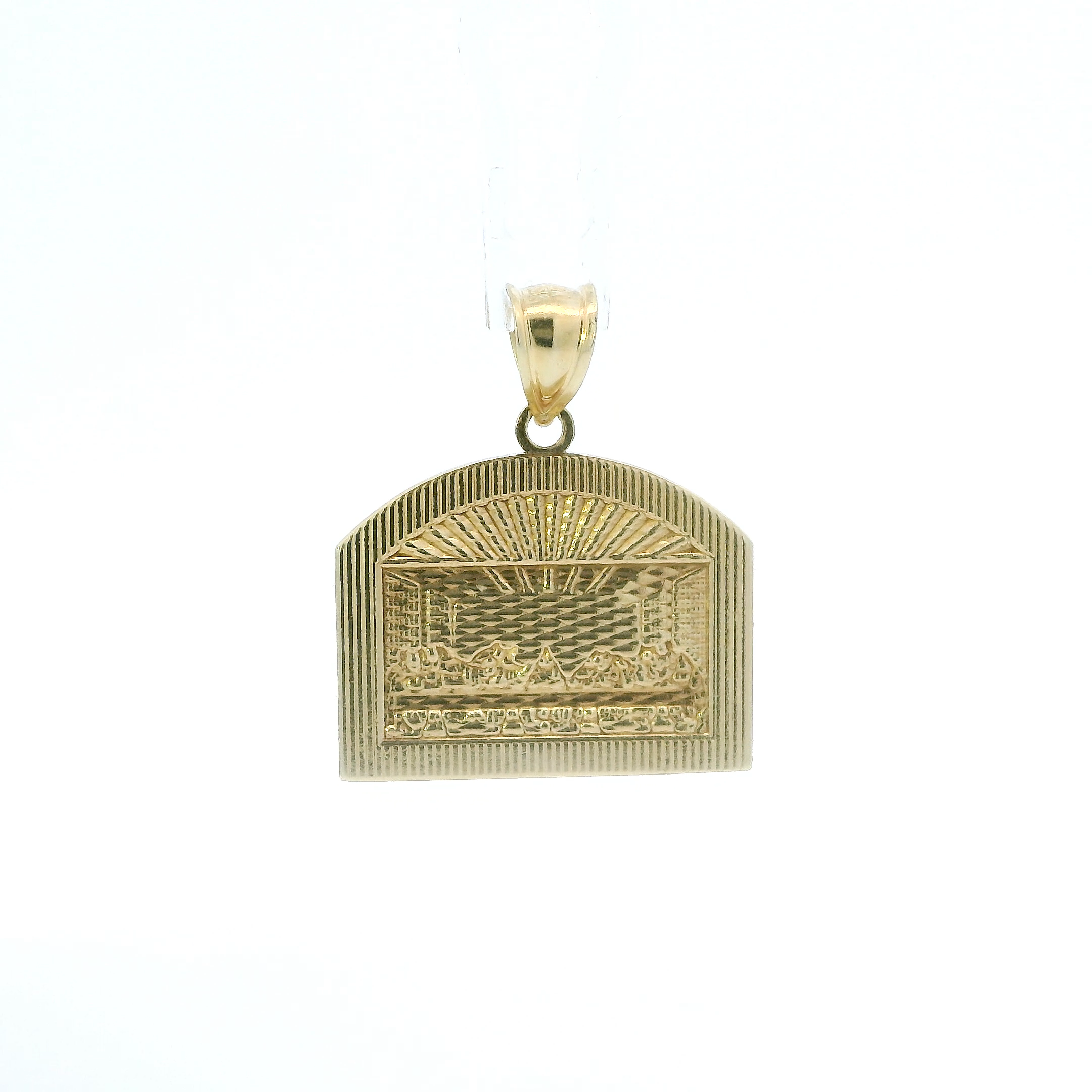 10K Yellow Gold Last Supper Pendant