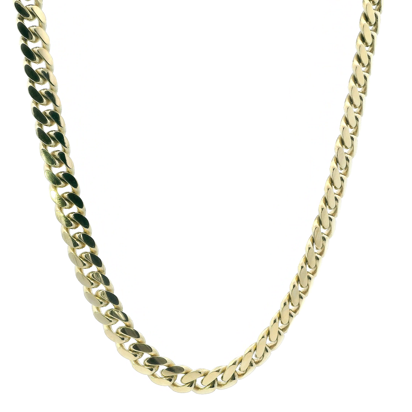 14K Yellow Gold 24.5" Cuban Chain
