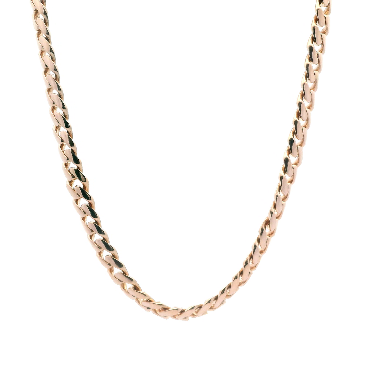 14K Rose Gold 23" Cuban Chain