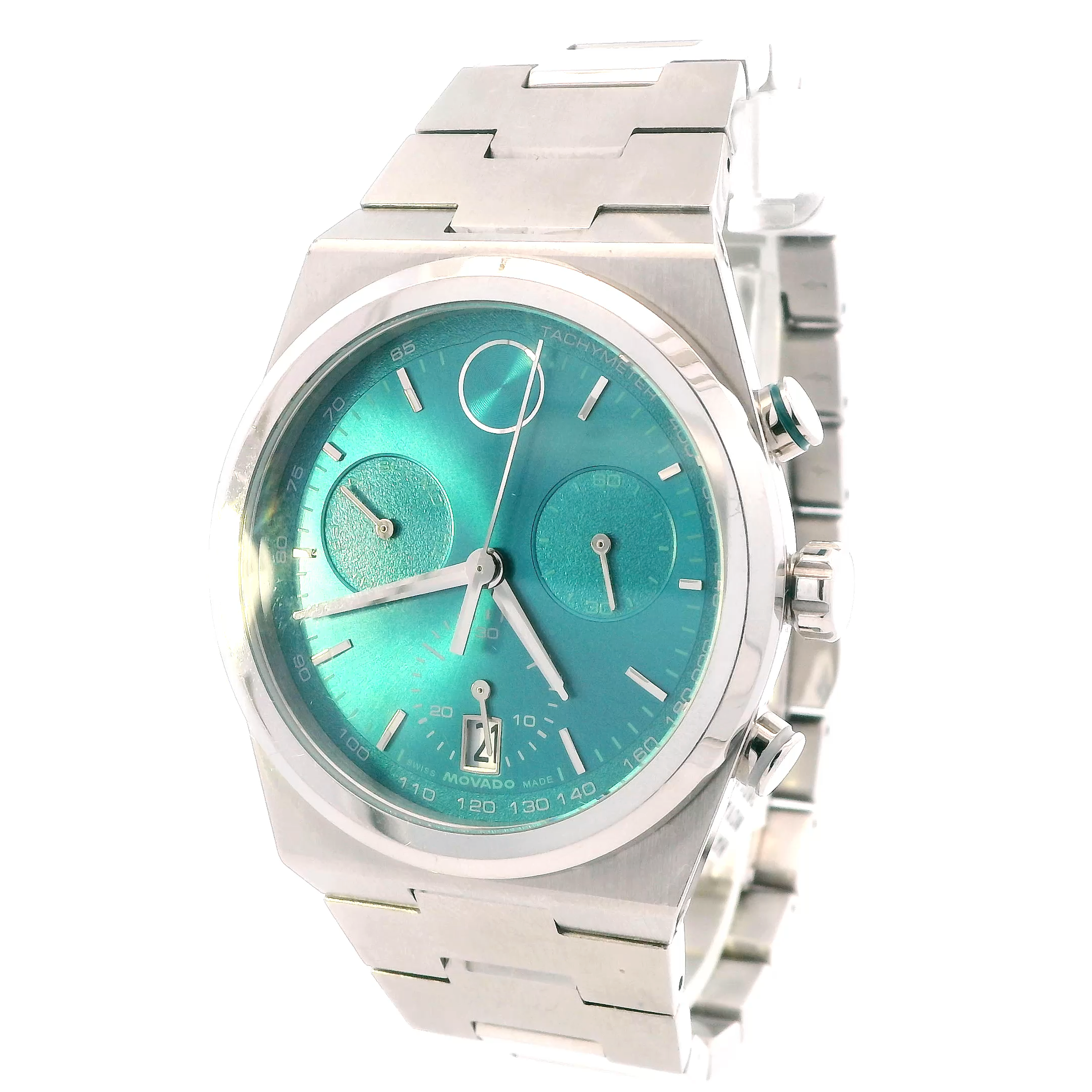 Movado Bold Quest Stainless Steal Wrist Watch