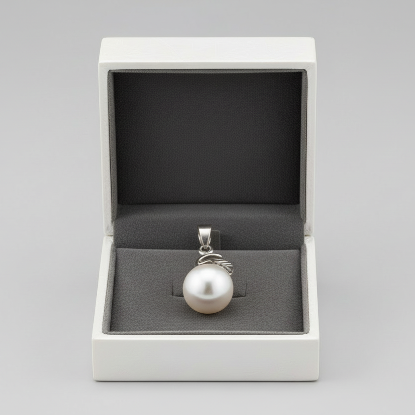 Silver Apple Pendant