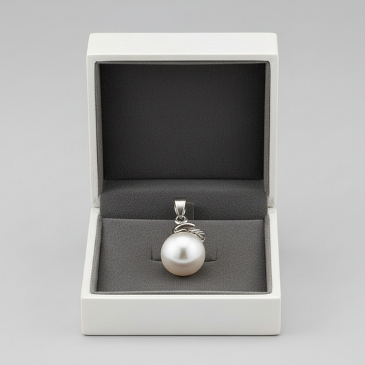 Silver Apple Pendant
