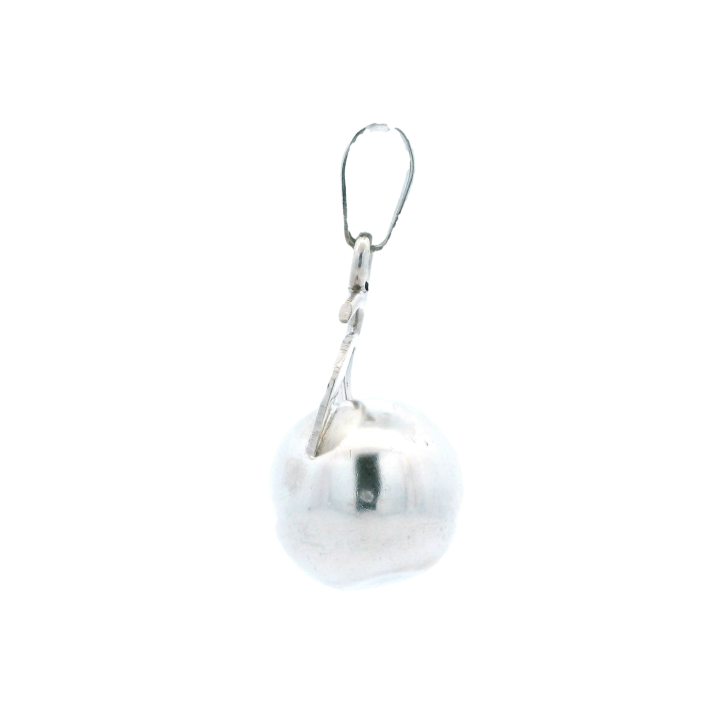 Silver Apple Pendant