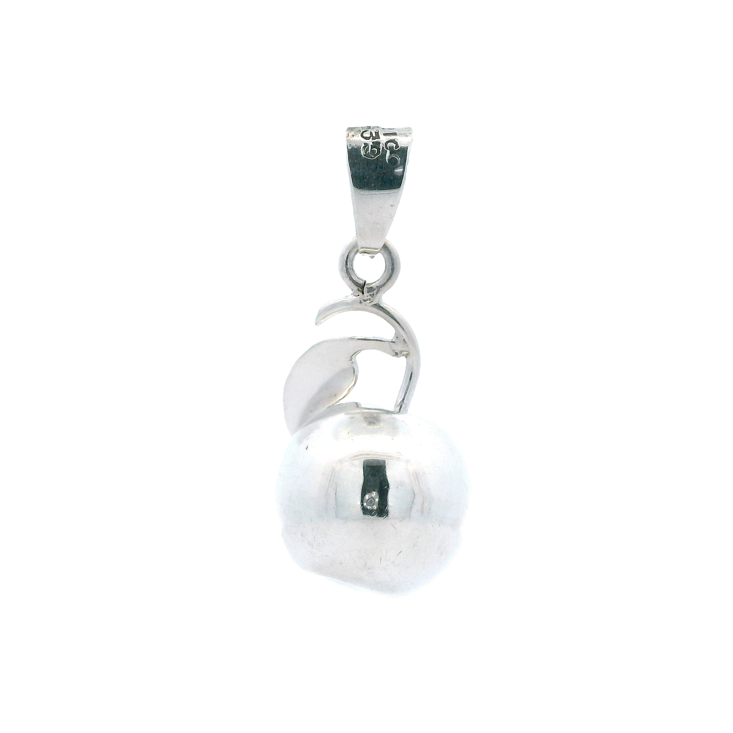 Silver Apple Pendant