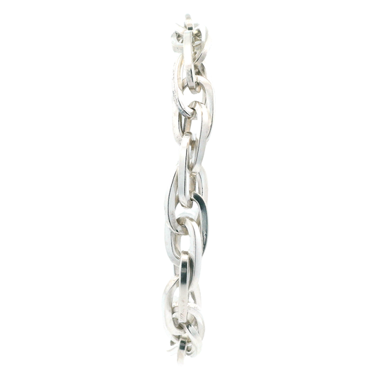 Sterling Silver Double Link Bracelet