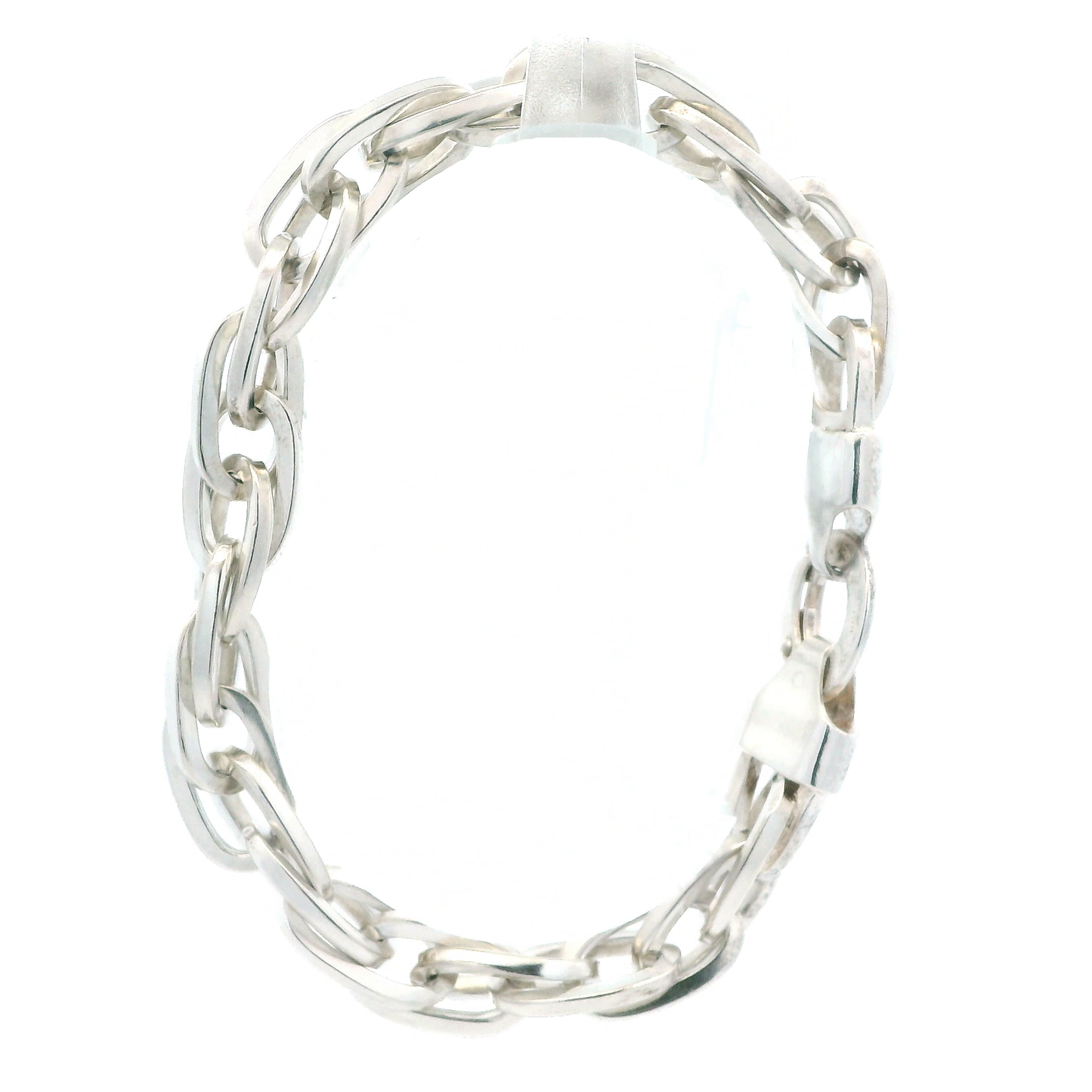 Sterling Silver Double Link Bracelet